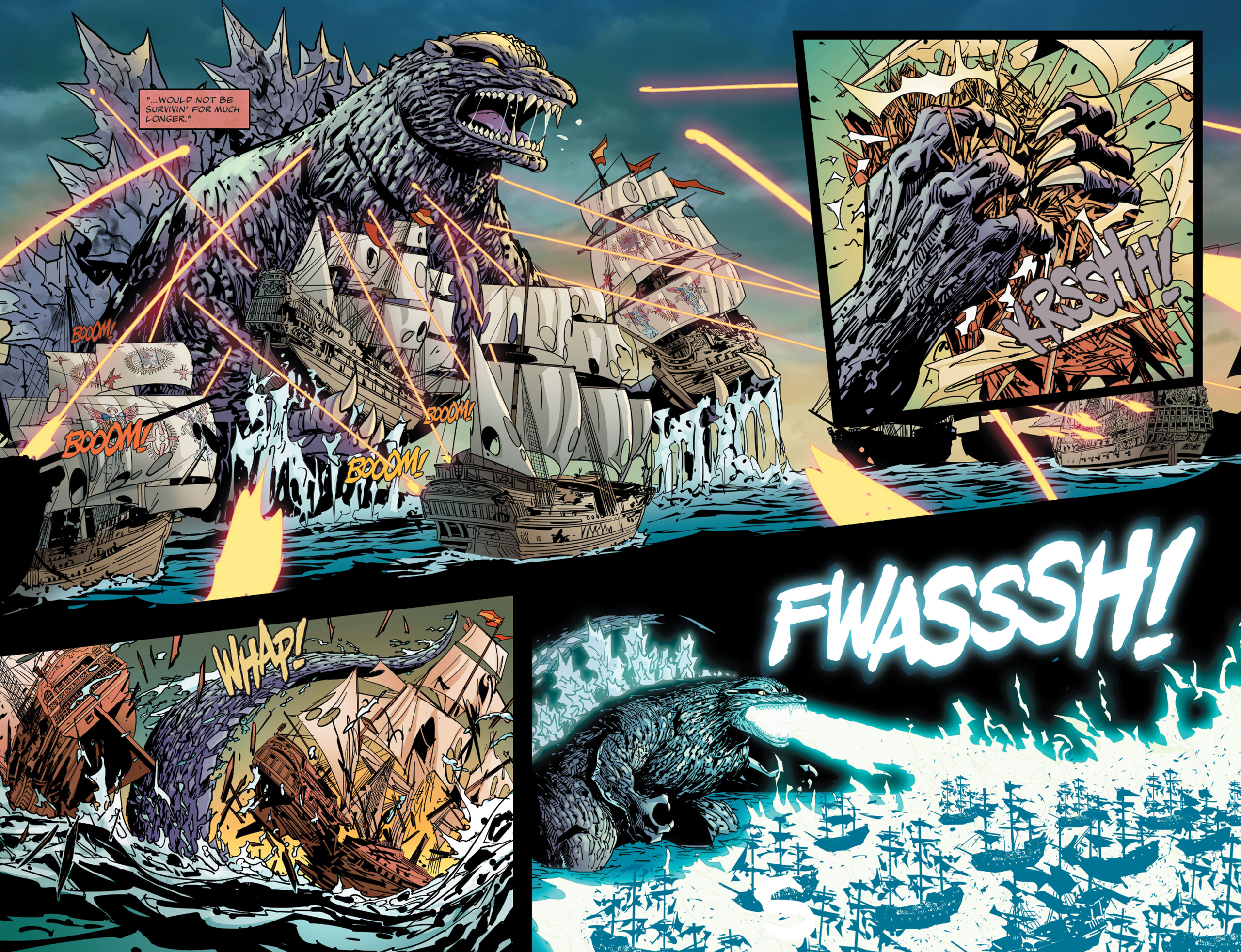 Read online Godzilla: Here There Be Dragons comic -  Issue #2 - 8