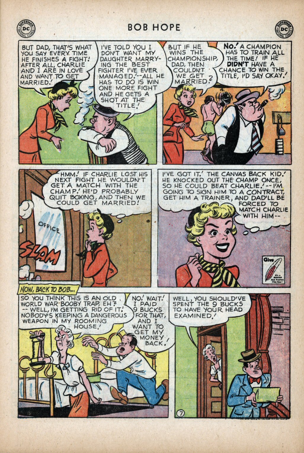 Read online The Adventures of Bob Hope comic -  Issue #12 - 9