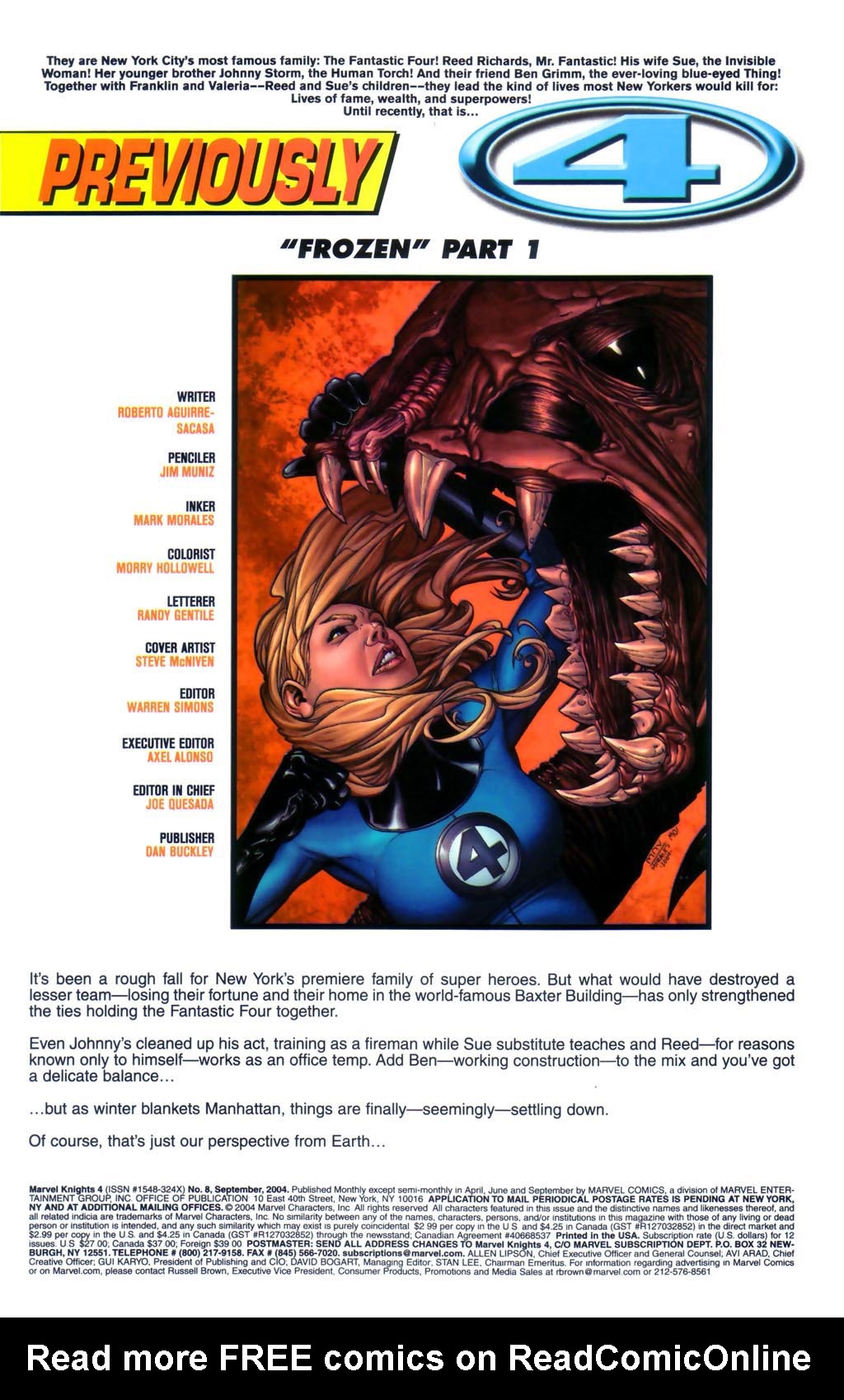 Read online Marvel Knights 4 comic -  Issue #8 - 2