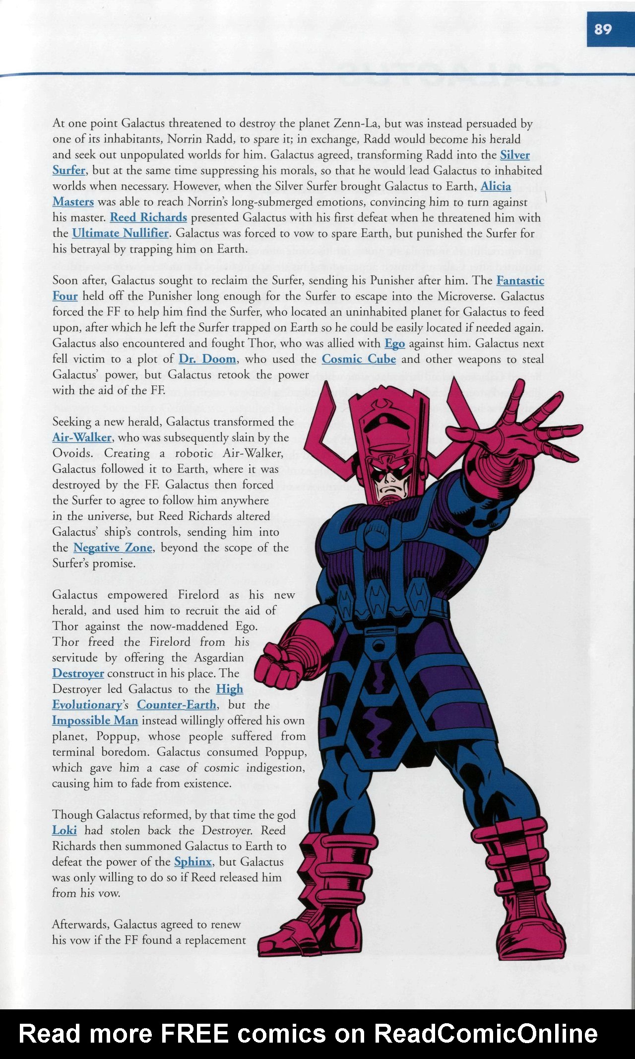 Read online Marvel Encyclopedia comic -  Issue # TPB 6 - 92