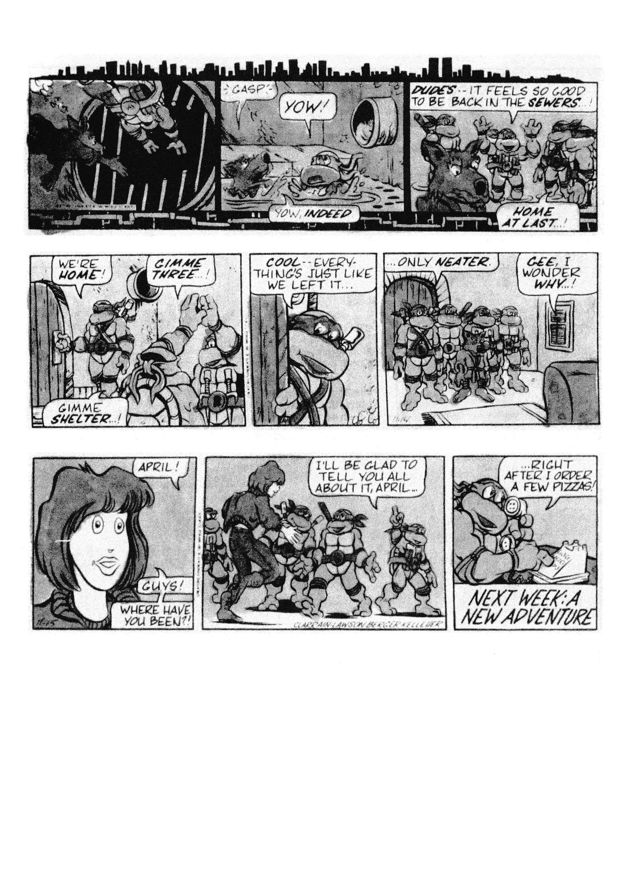 Read online Teenage Mutant Ninja Turtles: Complete Newspaper Daily Comic Strip Collection comic -  Issue # TPB 2 (Part 1) - 72