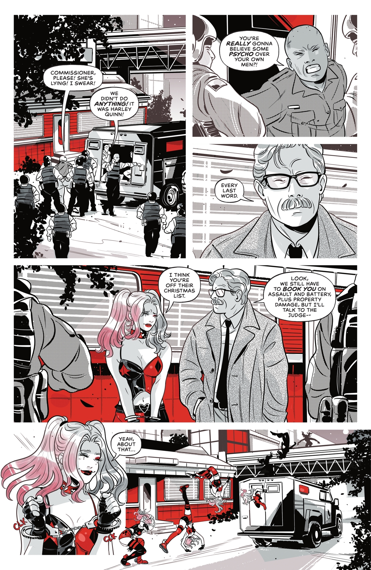 Read online Harley Quinn: Black   White   Redder comic -  Issue #2 - 37