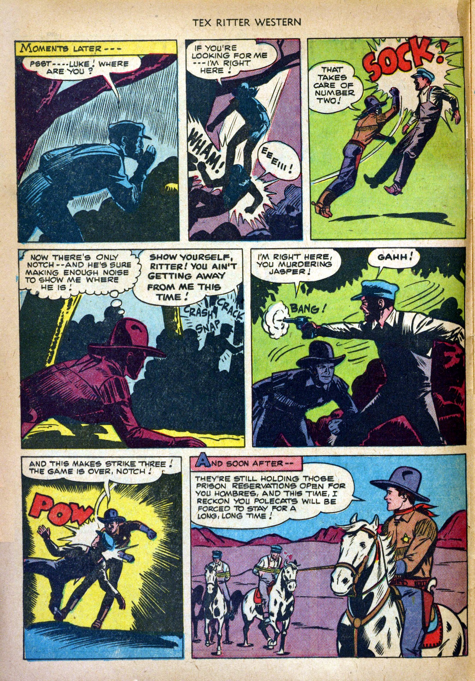 Read online Tex Ritter Western comic -  Issue #4 - 12