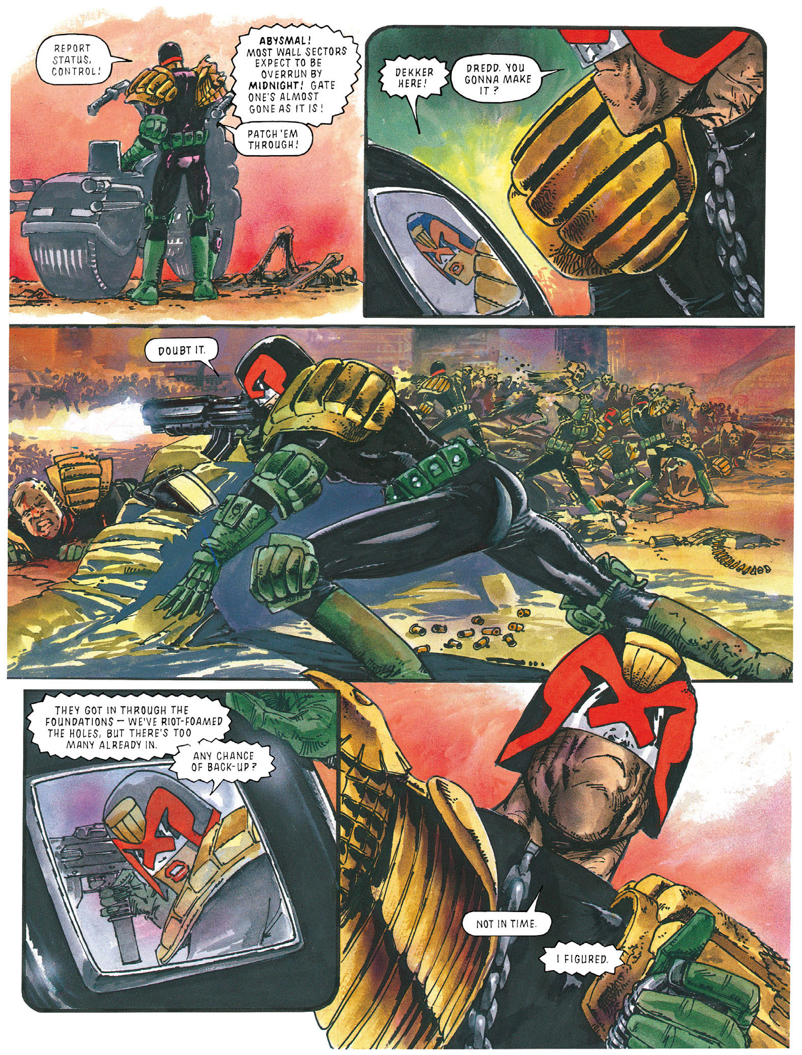 Read online Essential Judge Dredd: Judgement Day comic -  Issue # TPB - 61