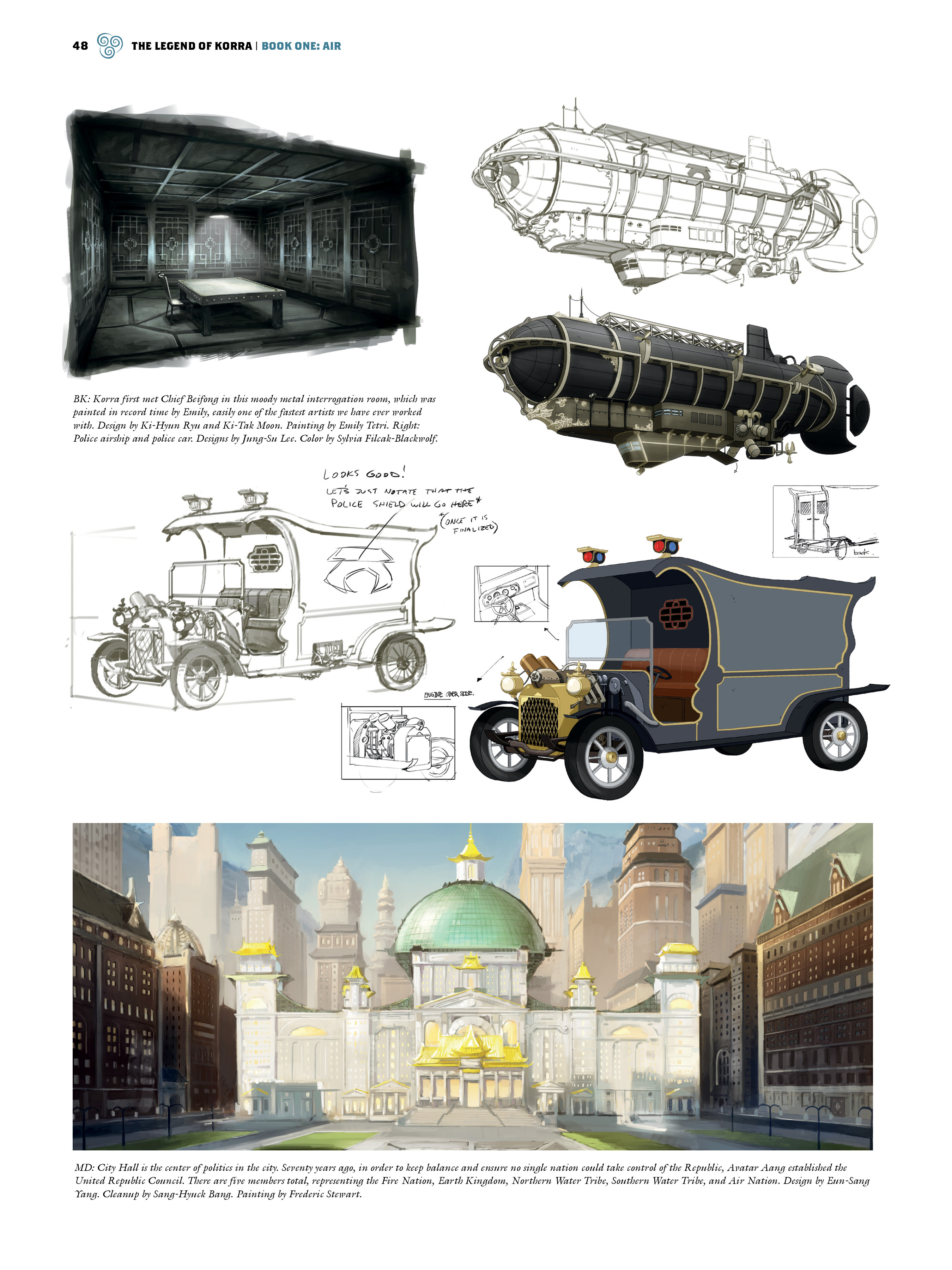 Read online The Legend of Korra: The Art of the Animated Series comic -  Issue # TPB 1 - 45