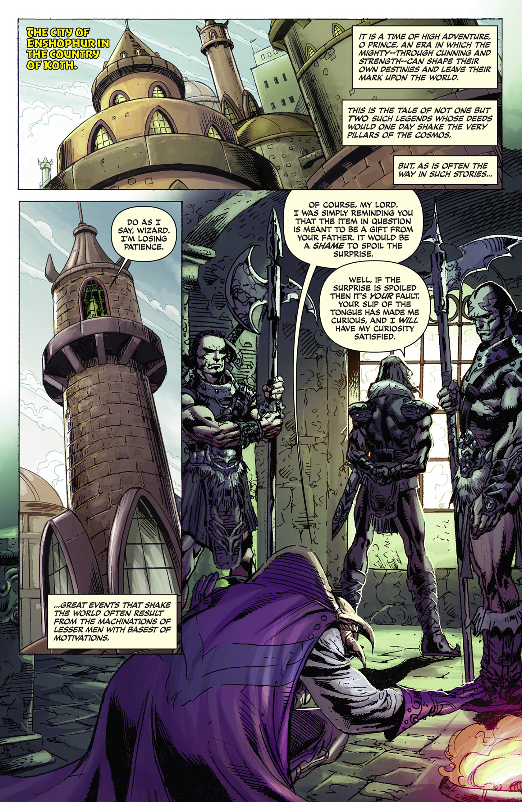 Read online Red Sonja/Conan comic -  Issue #1 - 5