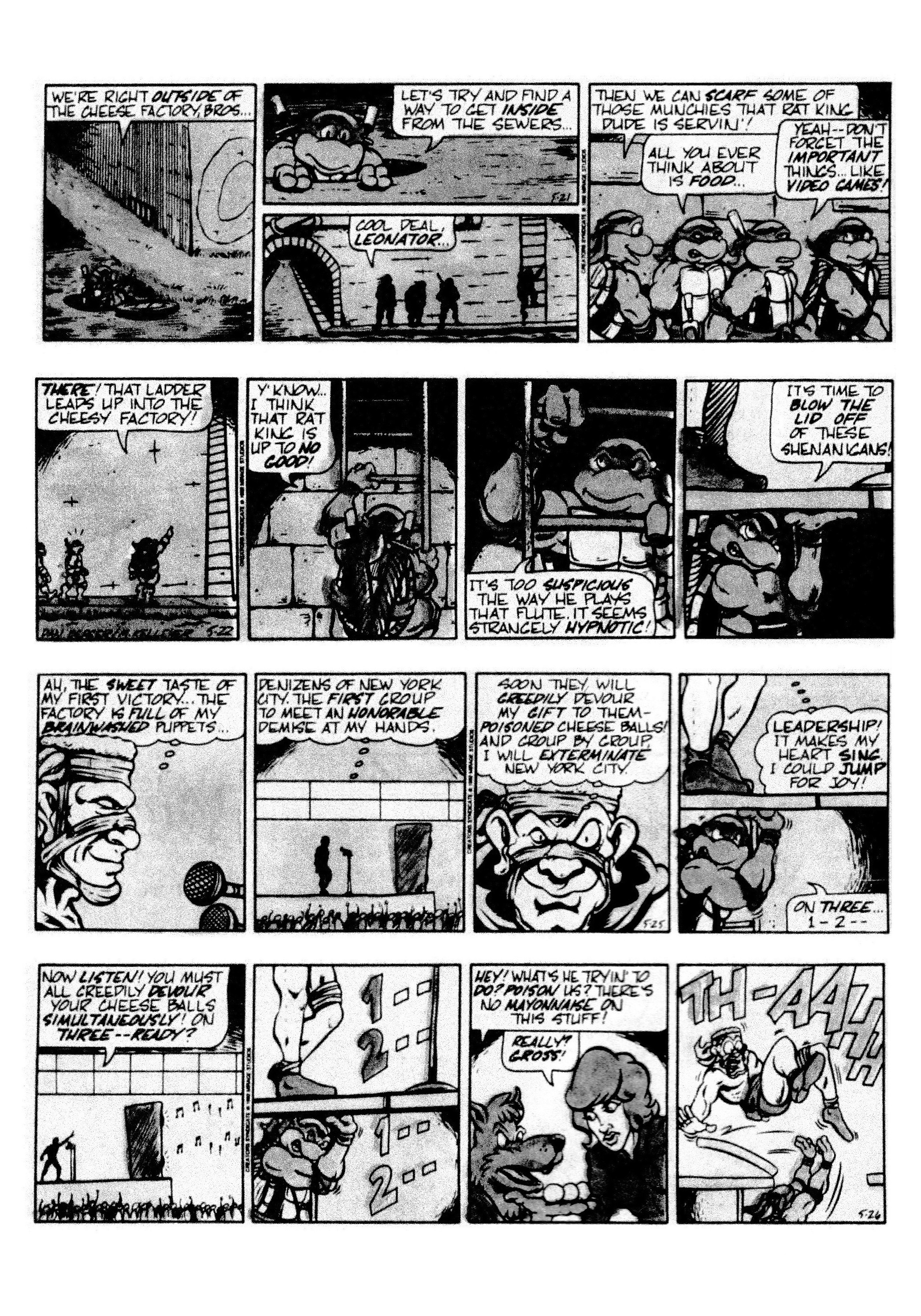 Read online Teenage Mutant Ninja Turtles: Complete Newspaper Daily Comic Strip Collection comic -  Issue # TPB 2 (Part 2) - 11