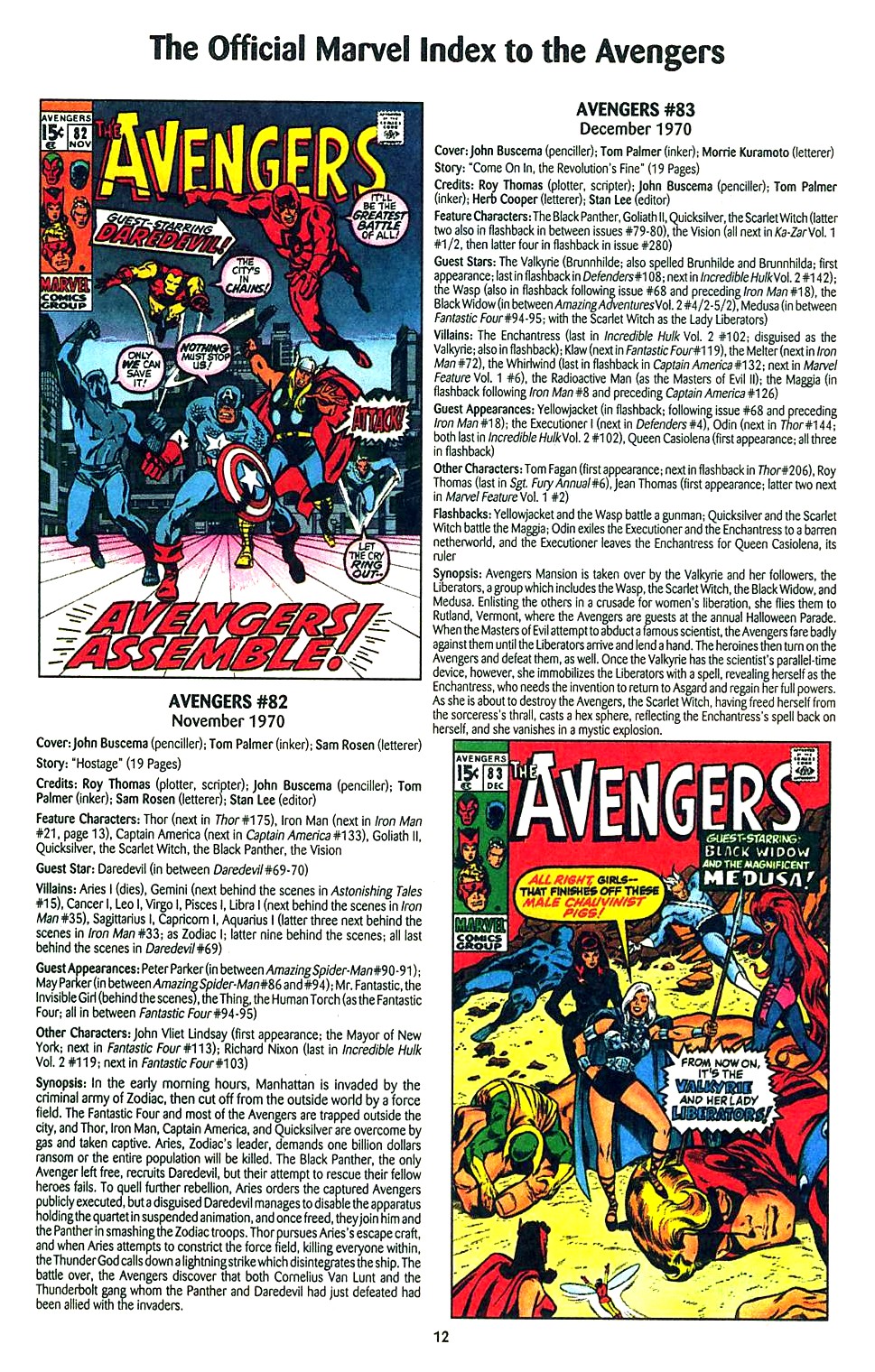 Read online The Official Marvel Index to the Avengers comic -  Issue #2 - 14