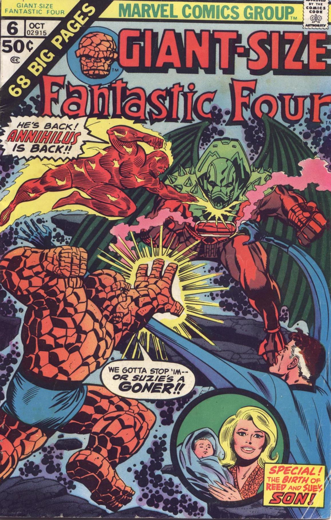 Read online Giant-Size Fantastic Four comic -  Issue #6 - 1