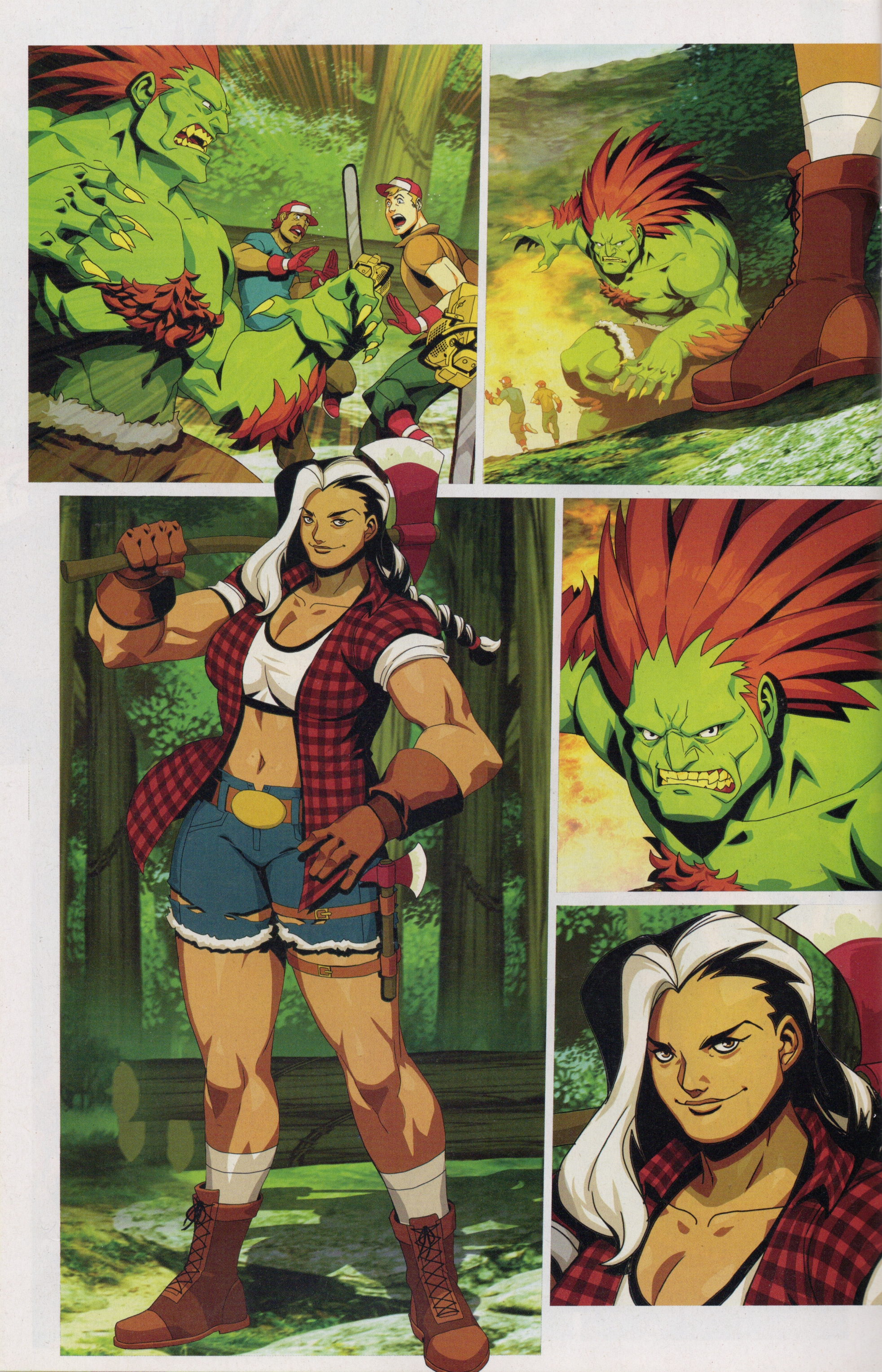 Read online Free Comic Book Day 2022 comic -  Issue # Udon Street Fighter Masters Blanka - 18