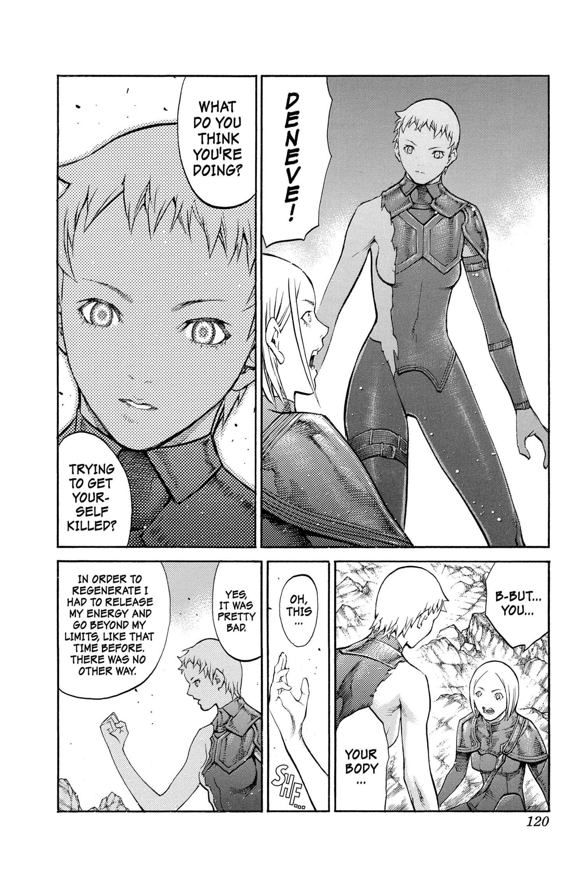 Read online Claymore comic -  Issue #16 - 112