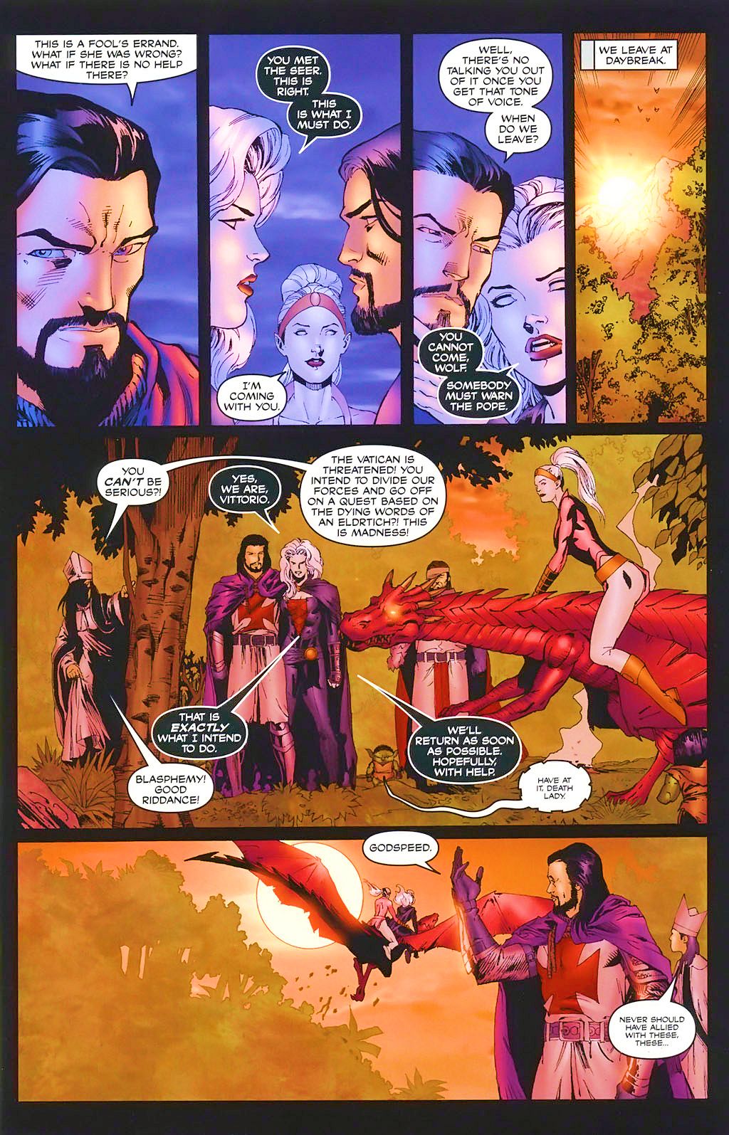 Read online Brian Pulido's Medieval Lady Death:  War of the Winds comic -  Issue #5 - 8