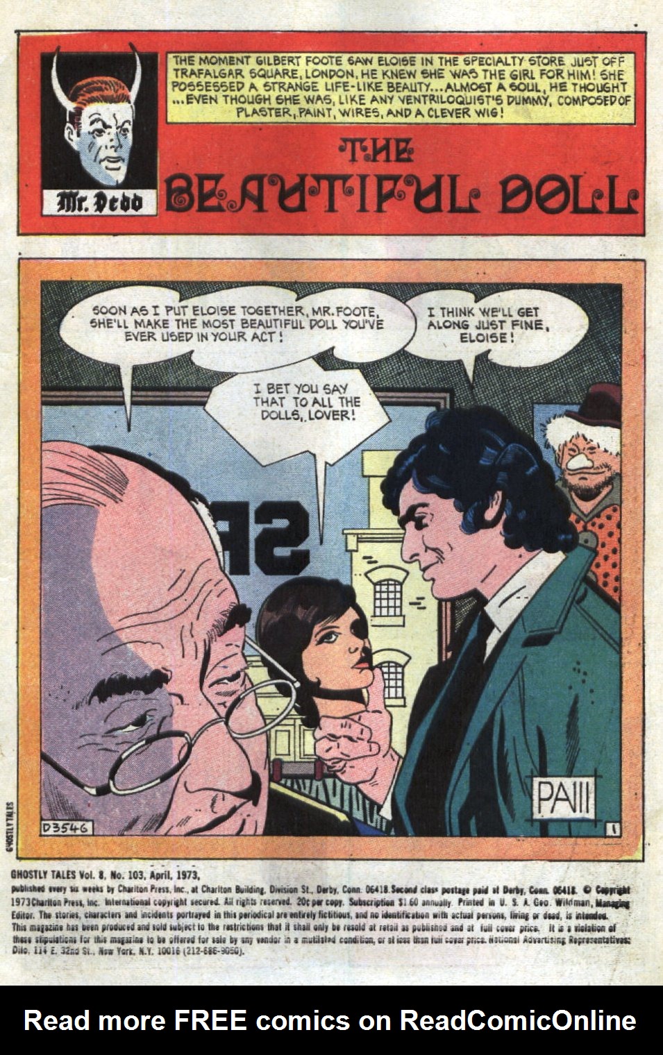 Read online Ghostly Tales comic -  Issue #103 - 3