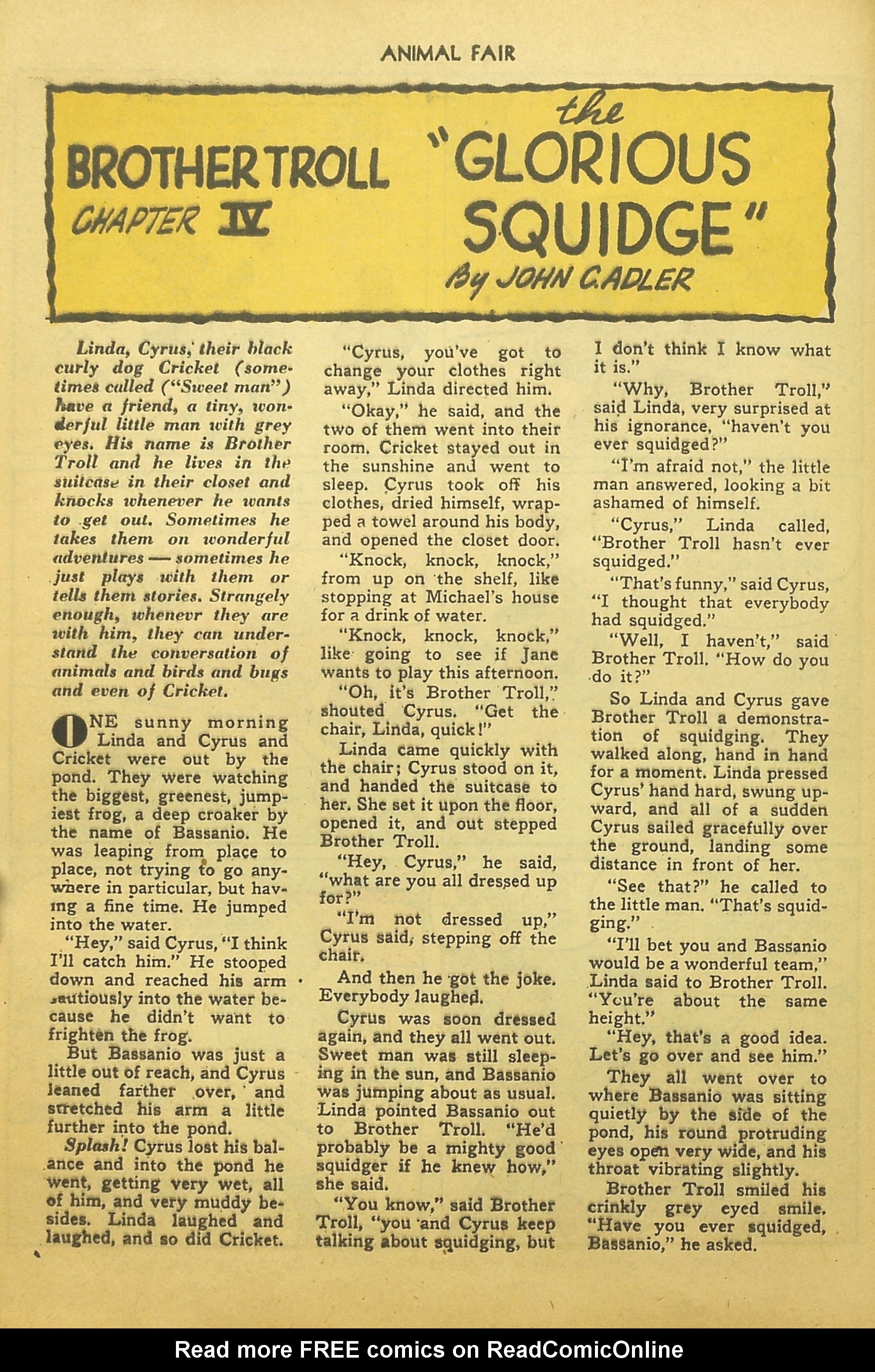 Read online Animal Fair comic -  Issue #9 - 20