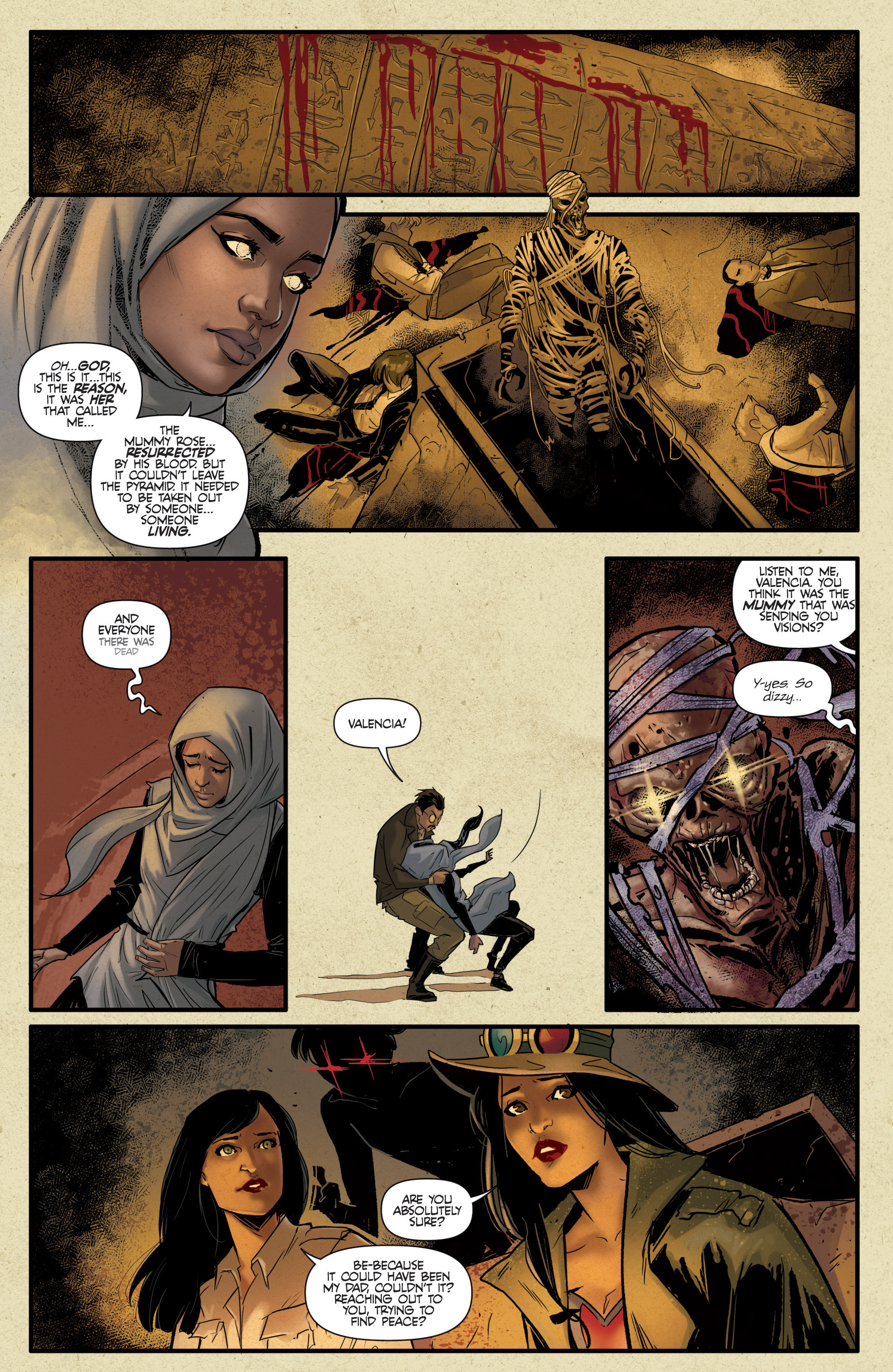 Read online Van Helsing vs The Mummy of Amun-Ra comic -  Issue #2 - 10