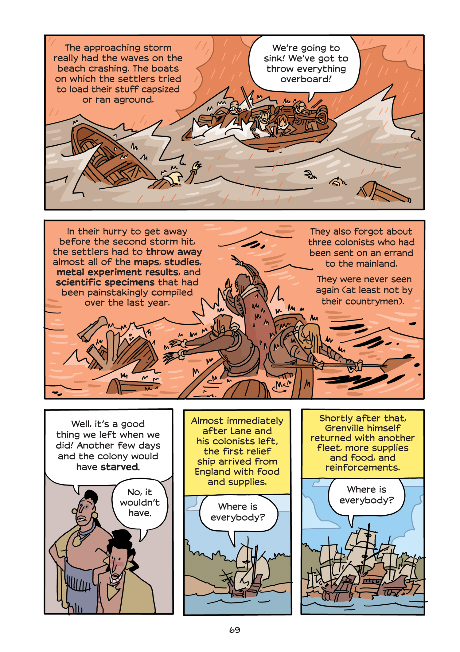 Read online History Comics comic -  Issue # The Roanoke Colony - Americas First Mystery - 75