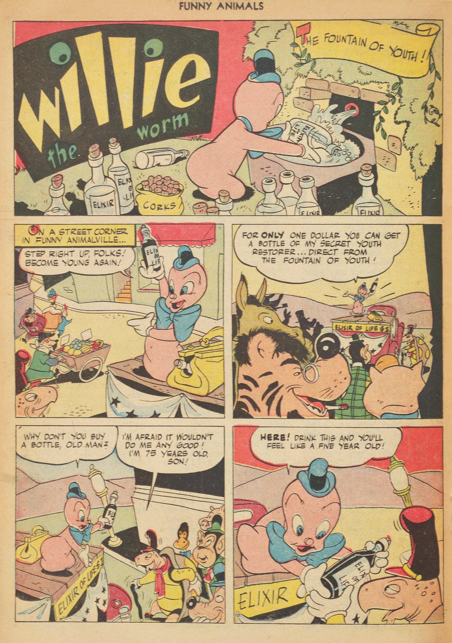 Read online Fawcett's Funny Animals comic -  Issue #49 - 18