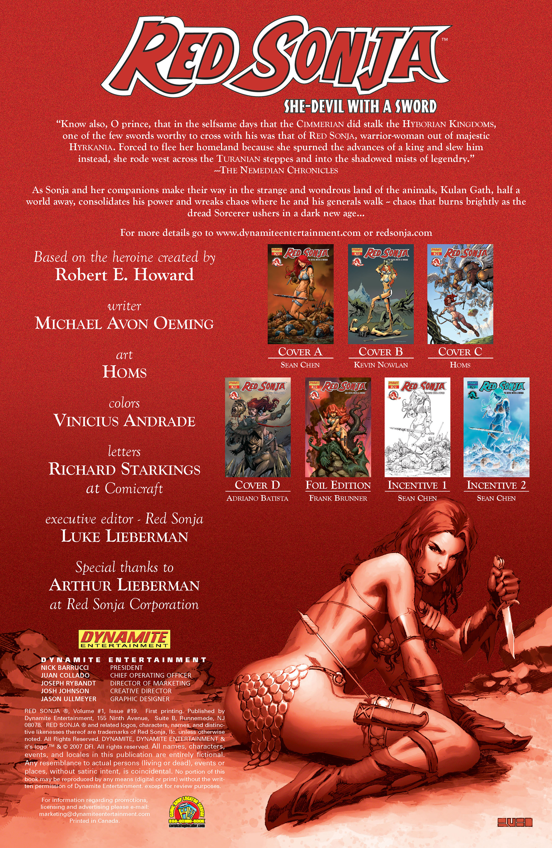 Read online Red Sonja Omnibus comic -  Issue # TPB 1 - 425