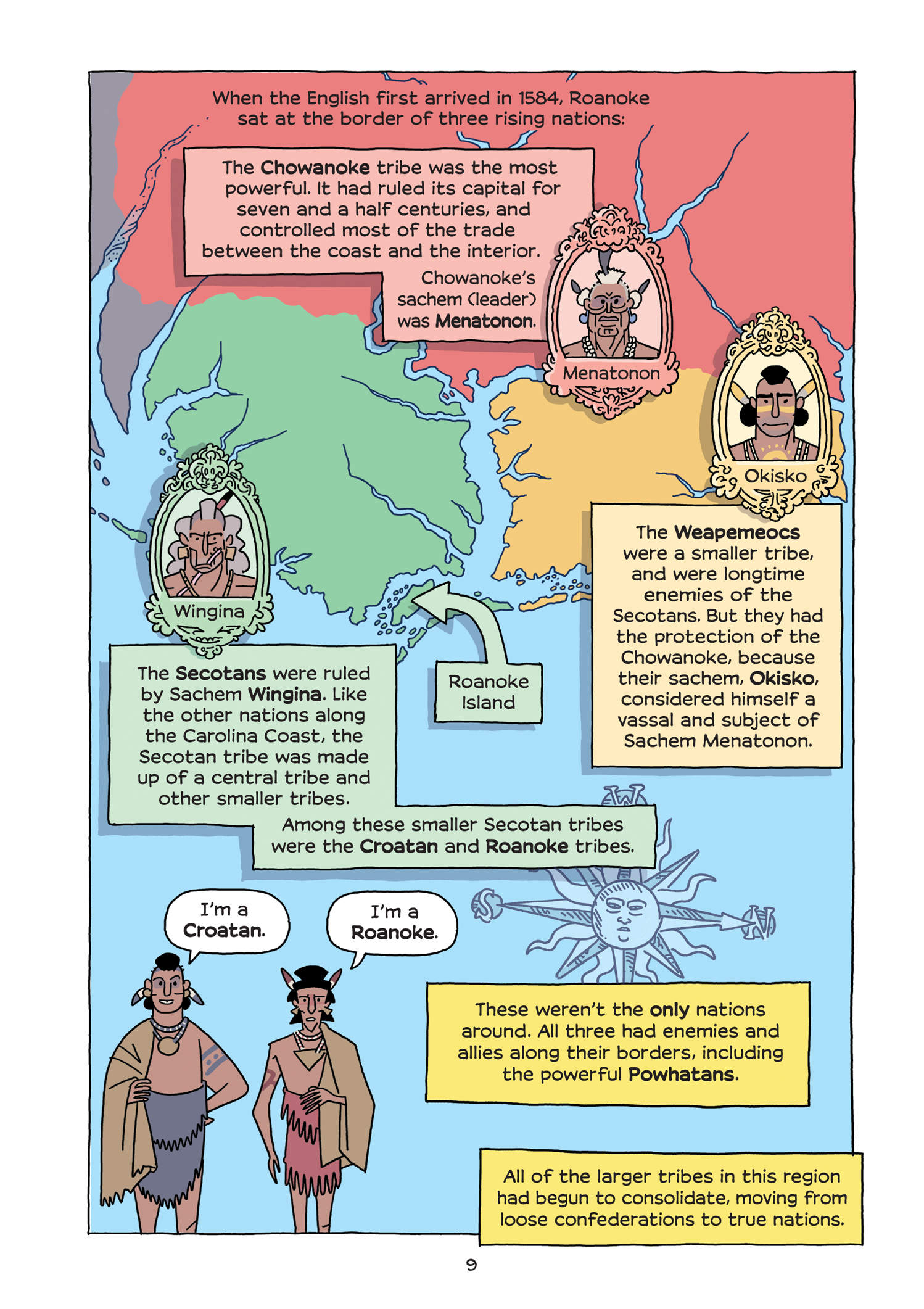 Read online History Comics comic -  Issue # The Roanoke Colony - Americas First Mystery - 18