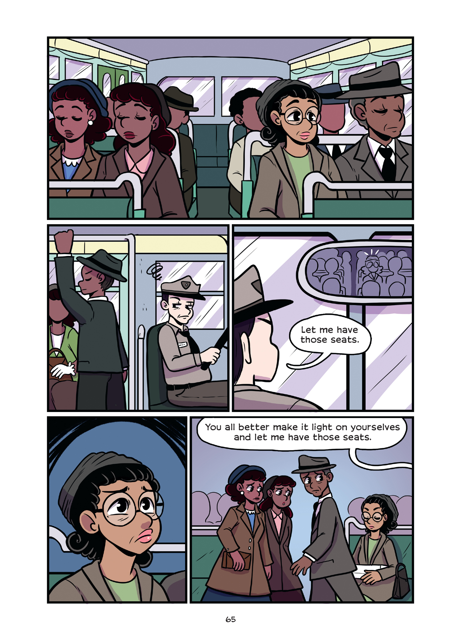Read online History Comics comic -  Issue # Rosa Parks & Claudette Colvin - Civil Rights Heroes - 70