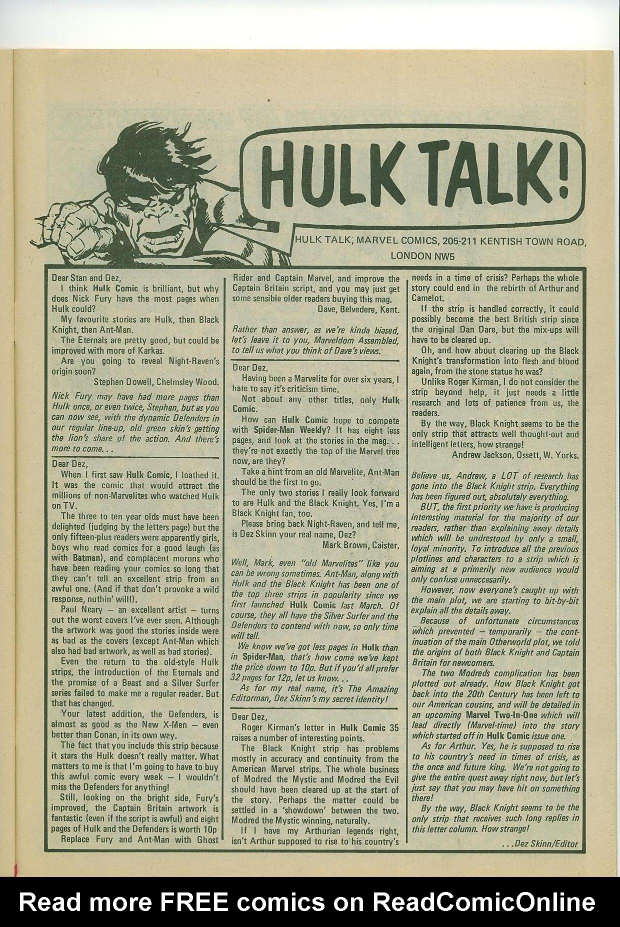 Read online Hulk Comic comic -  Issue #43 - 19