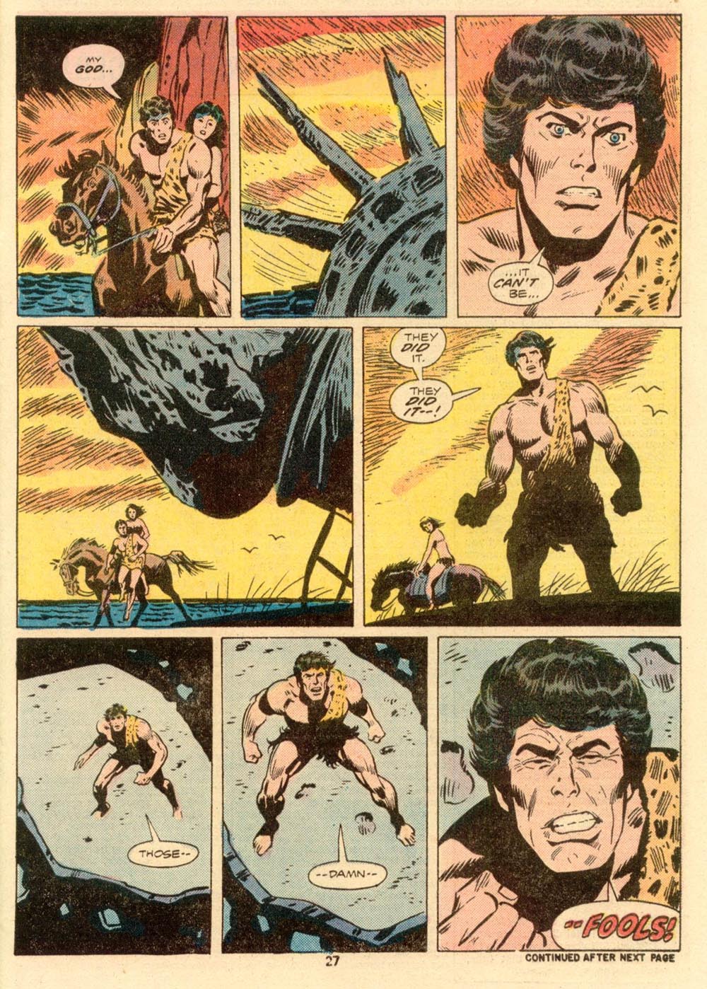 Read online Adventures on the Planet of the Apes comic -  Issue #6 - 17