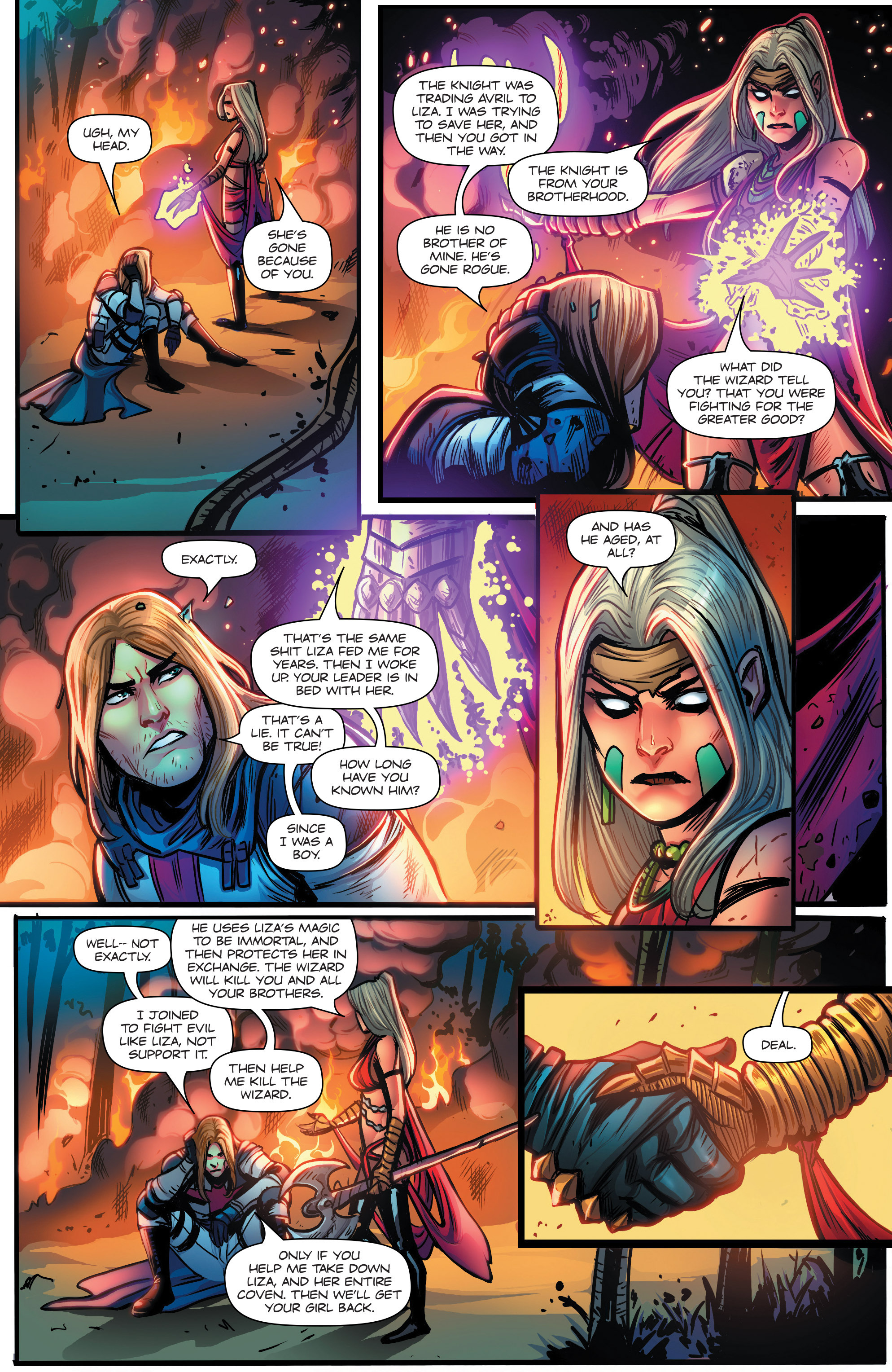 Read online Grimm Fairy Tales presents Coven comic -  Issue #3 - 23