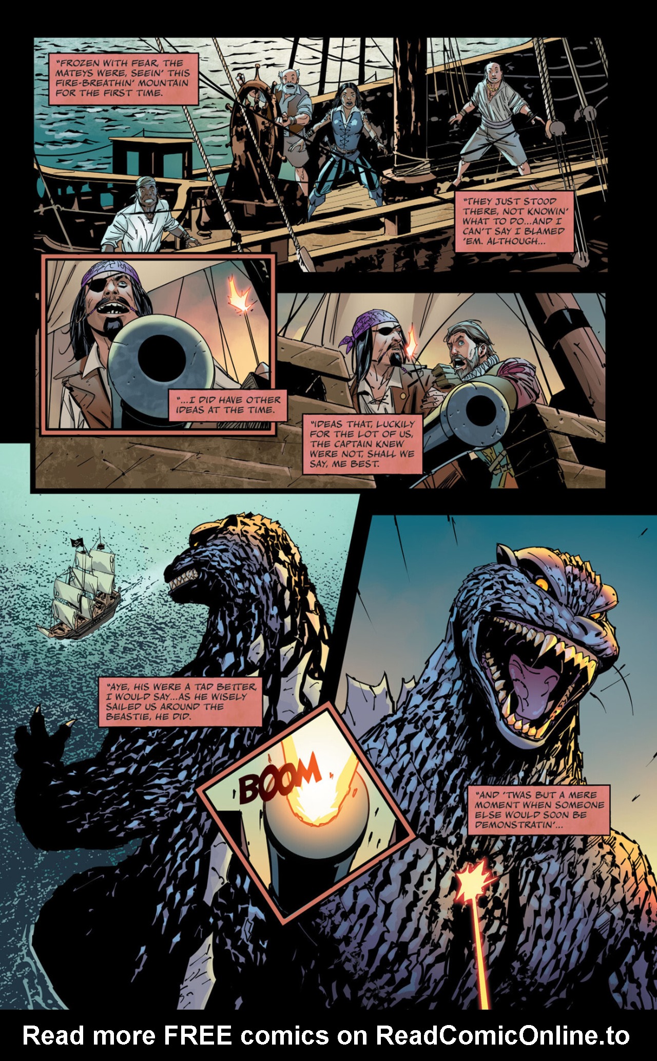 Read online Godzilla: Here There Be Dragons comic -  Issue #2 - 6