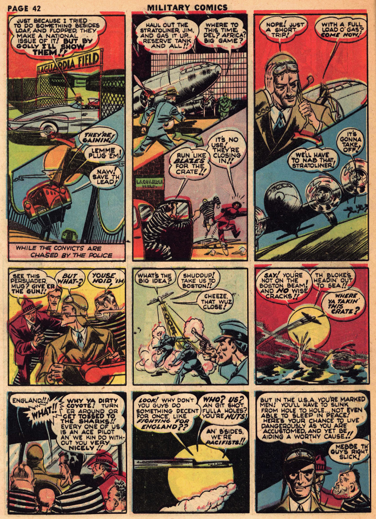 Read online Military Comics comic -  Issue #1 - 44