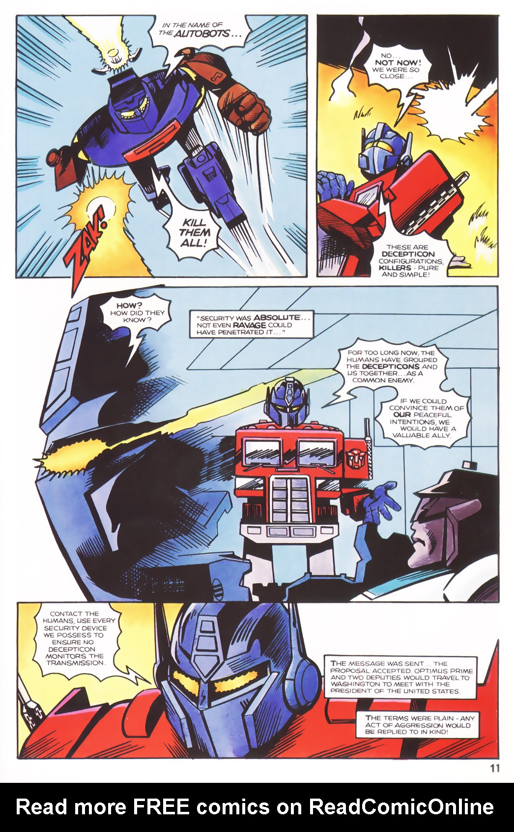 Read online The Transformers Annual comic -  Issue #1985 - 10