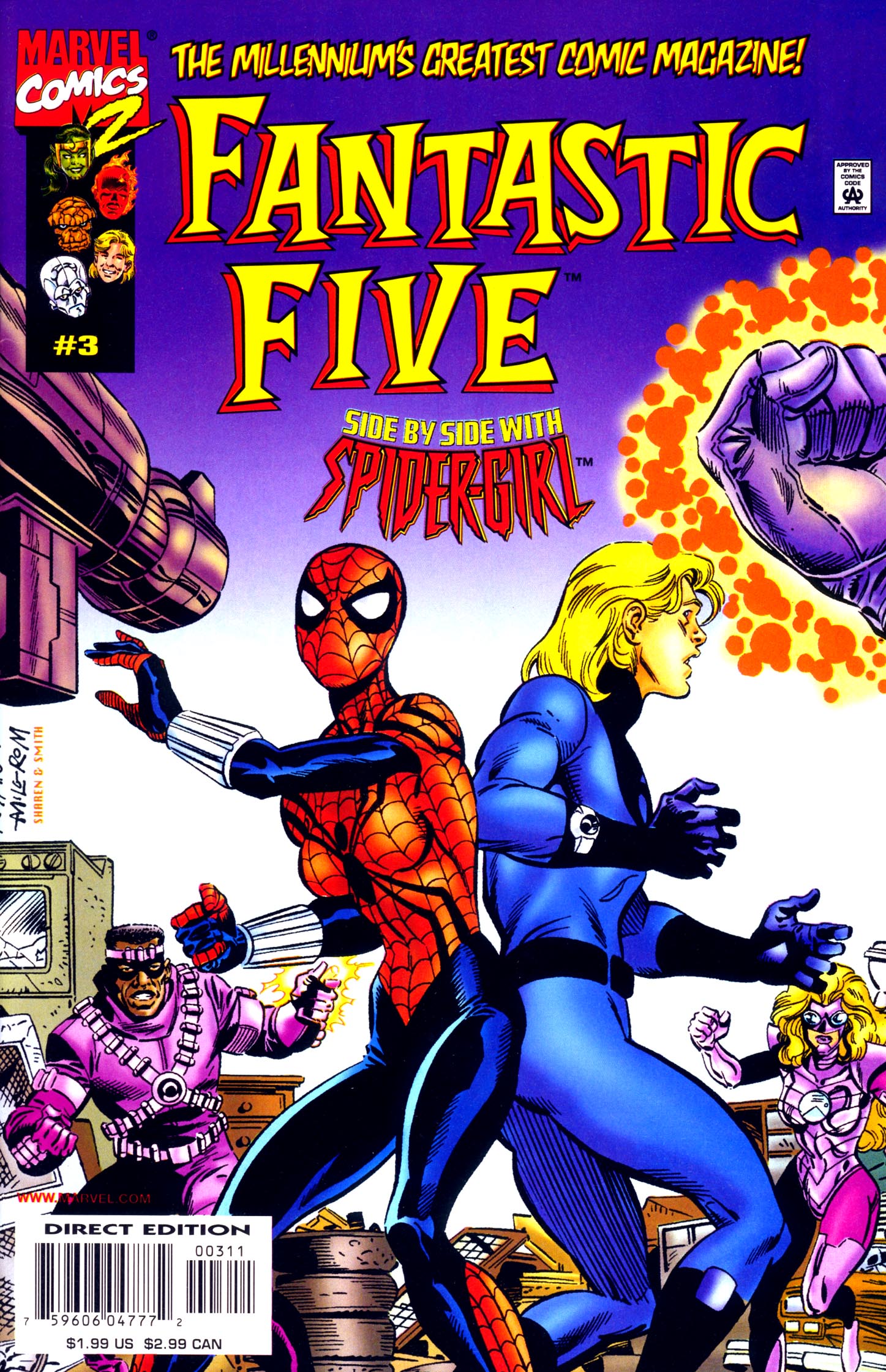 Read online Fantastic Five comic -  Issue #3 - 1
