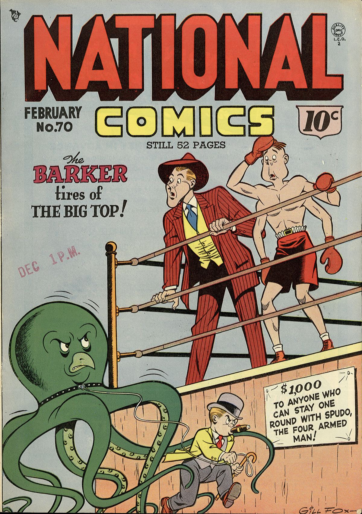 Read online National Comics comic -  Issue #70 - 1