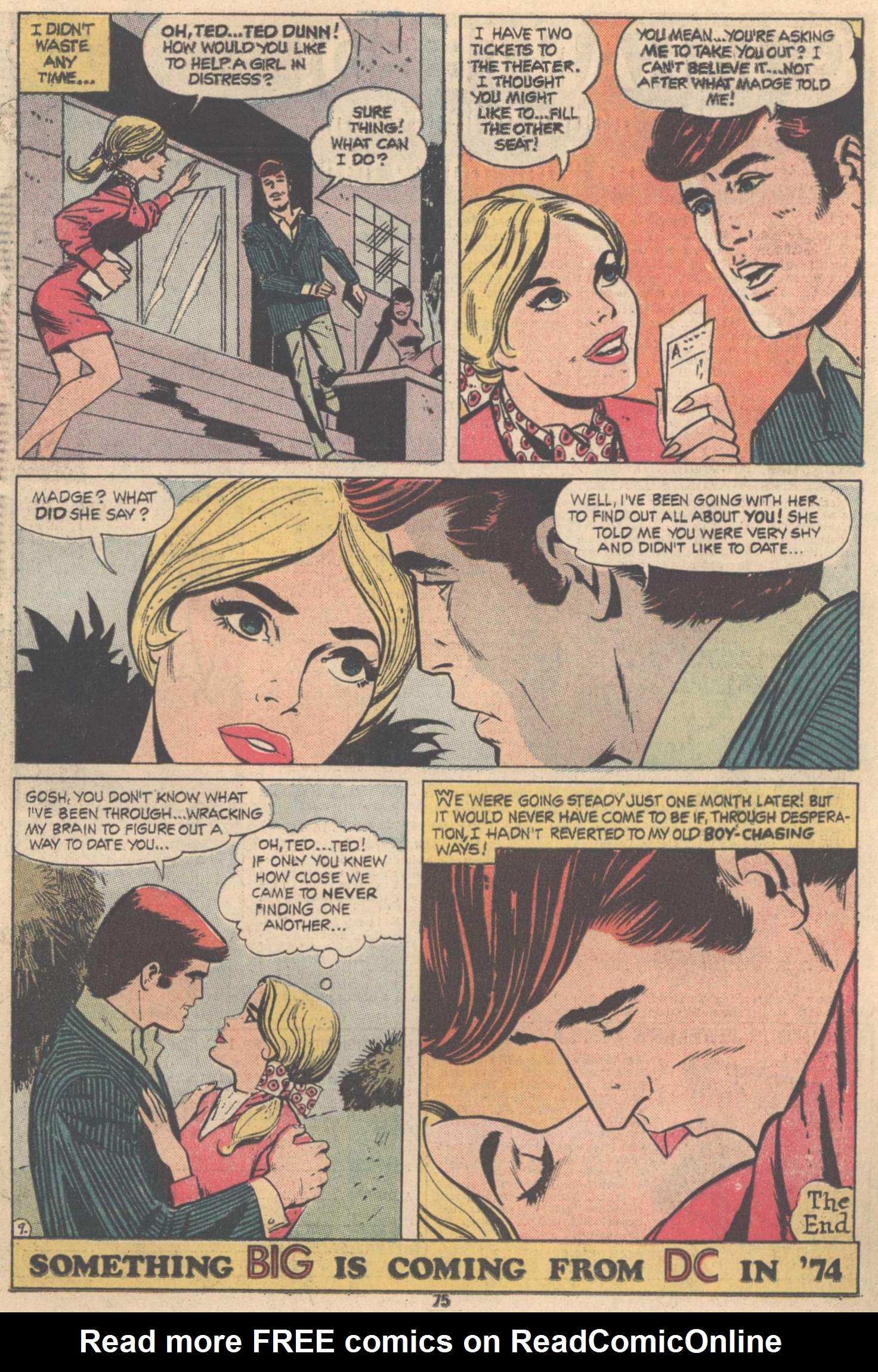 Read online Young Romance comic -  Issue #197 - 75