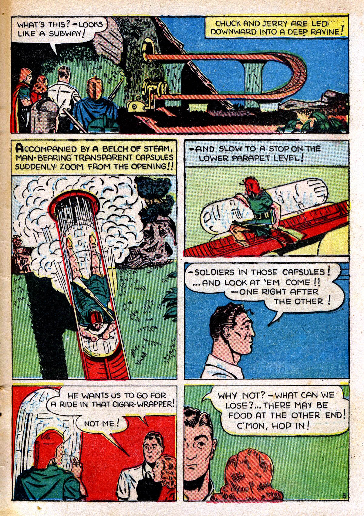 Read online Amazing Man Comics comic -  Issue #6 - 49