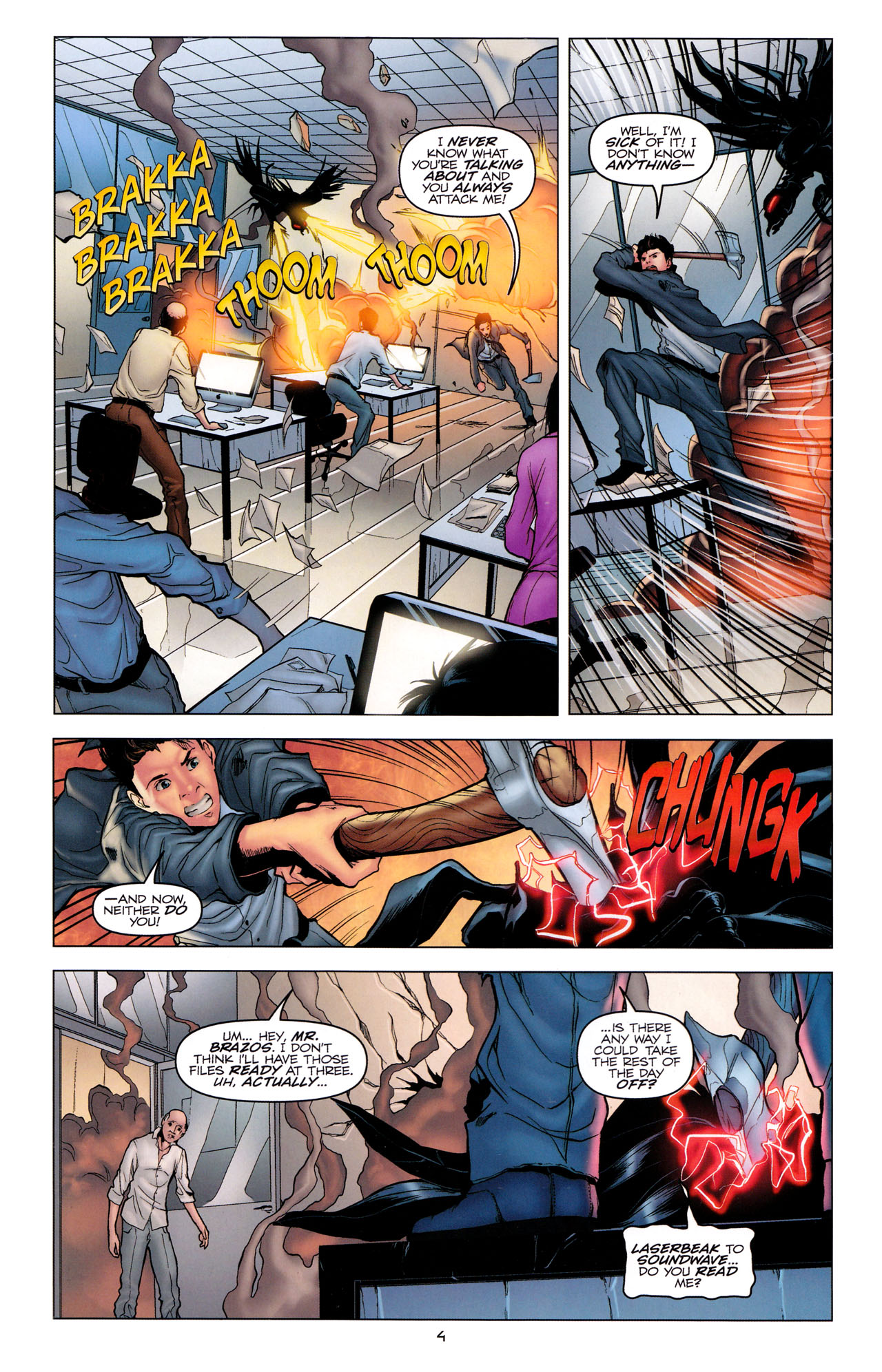 Read online Transformers: Dark of the Moon Movie Adaptation comic -  Issue #2 - 6