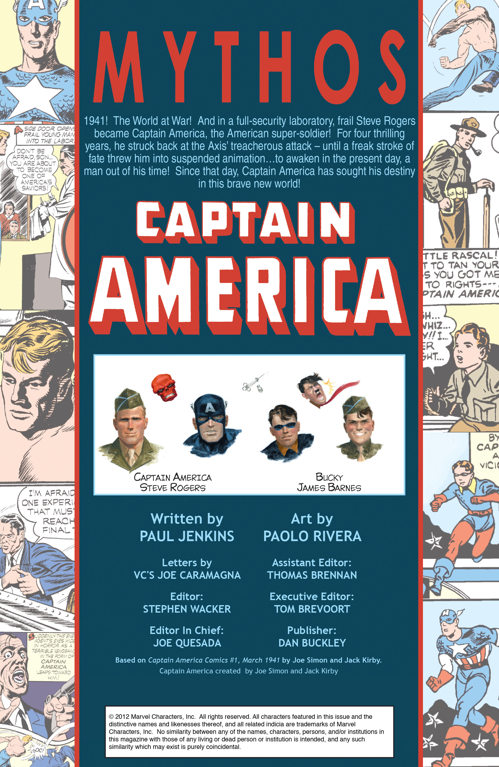 Read online Mythos: Captain America comic -  Issue # Full - 2