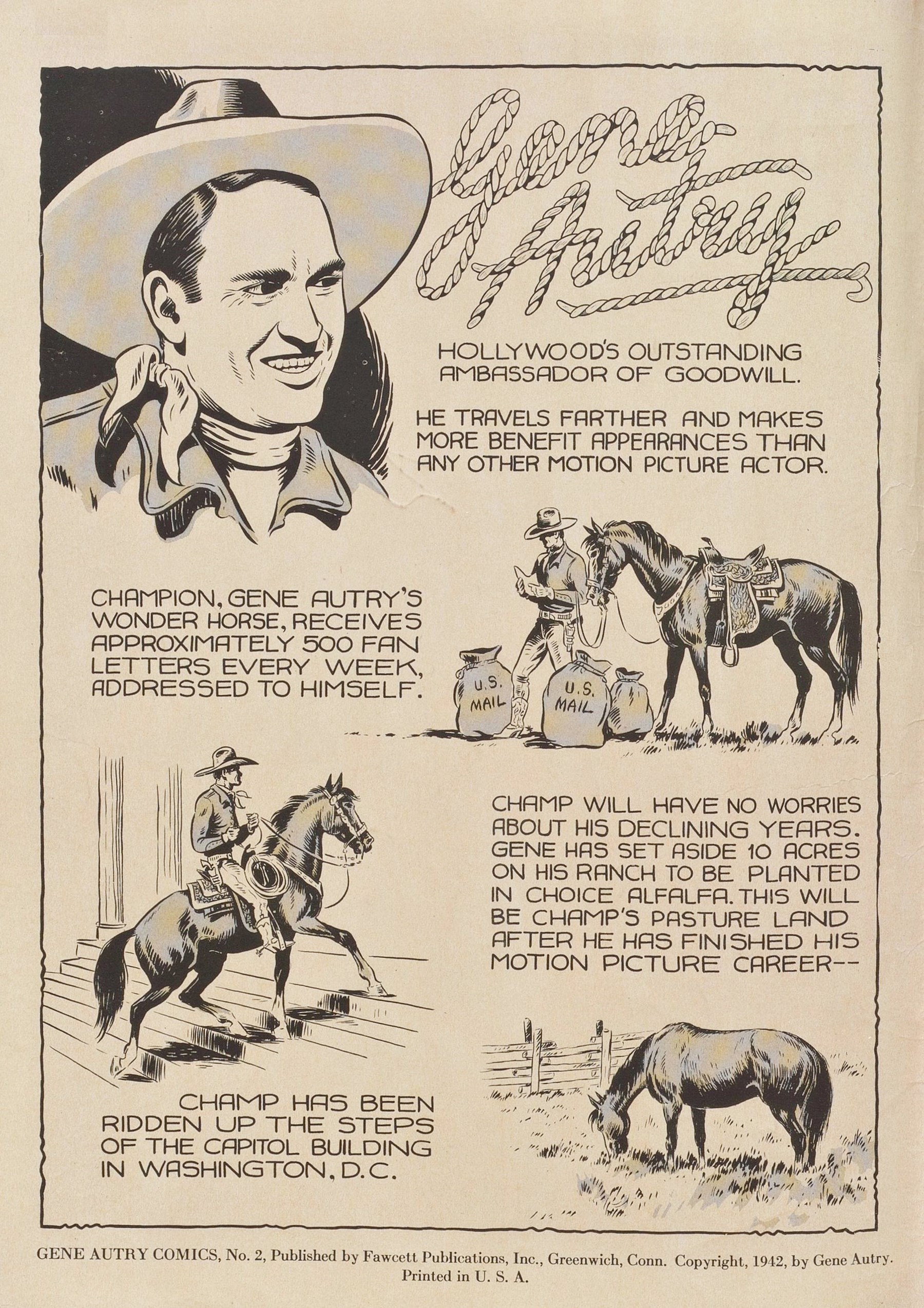 Read online Gene Autry Comics comic -  Issue #2 - 2