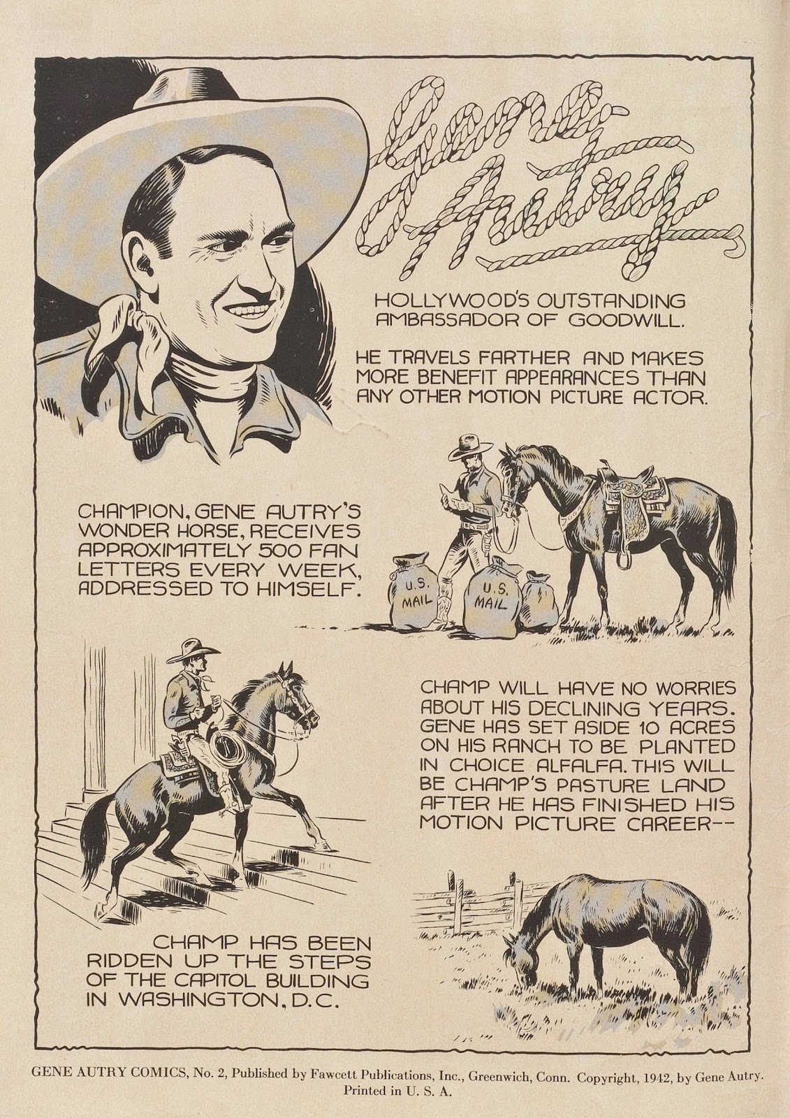 Gene Autry Comics issue 2 - Page 2