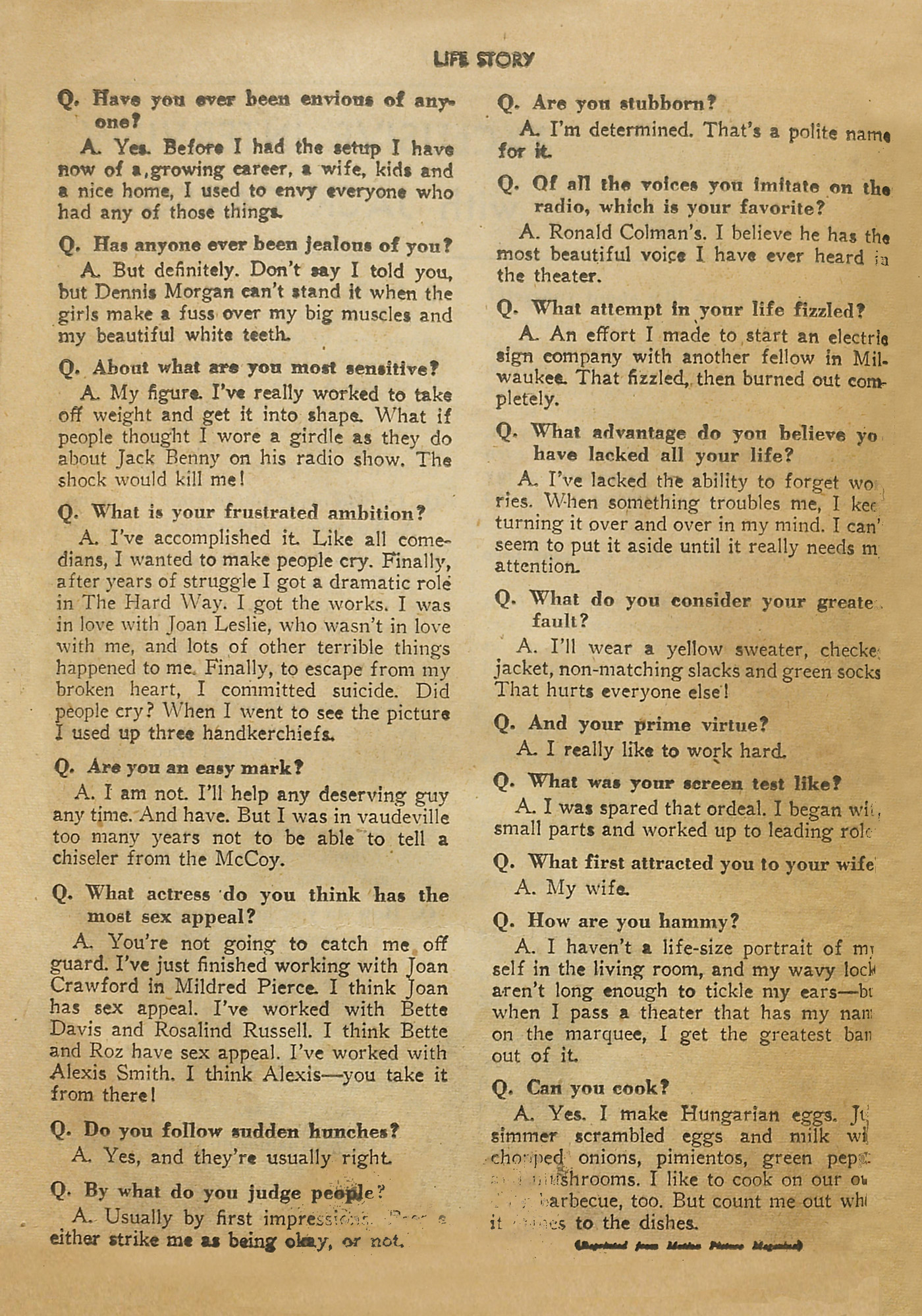 Read online Life Story comic -  Issue #10 - 40