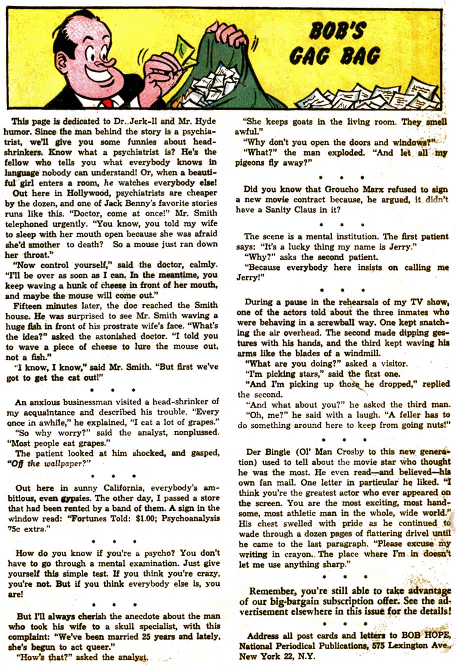 Read online The Adventures of Bob Hope comic -  Issue #92 - 32