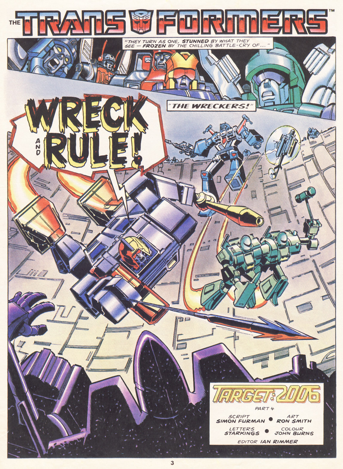 Read online The Transformers (UK) comic -  Issue #82 - 3