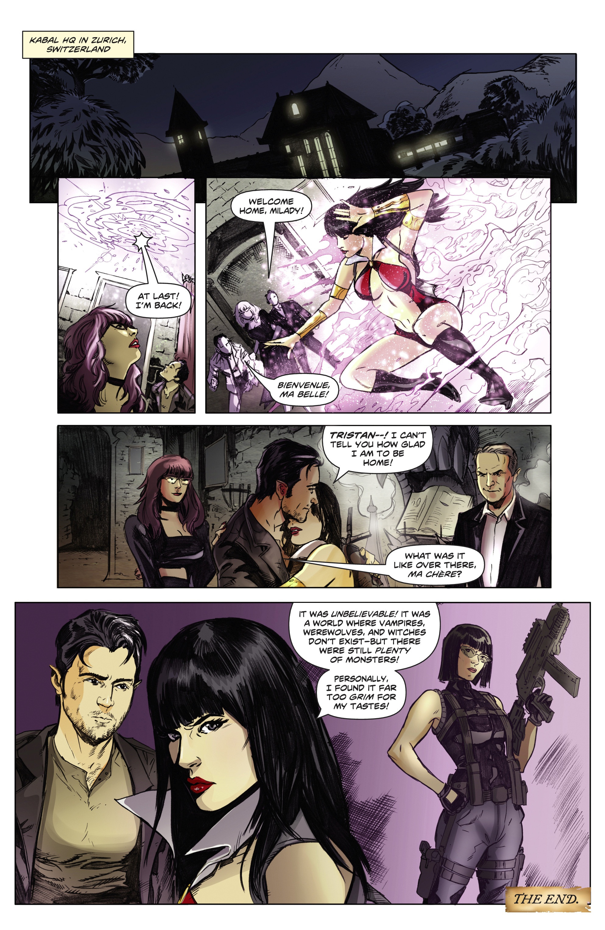 Read online Swords of Sorrow: Vampirella & Jennifer Blood comic -  Issue #4 - 23