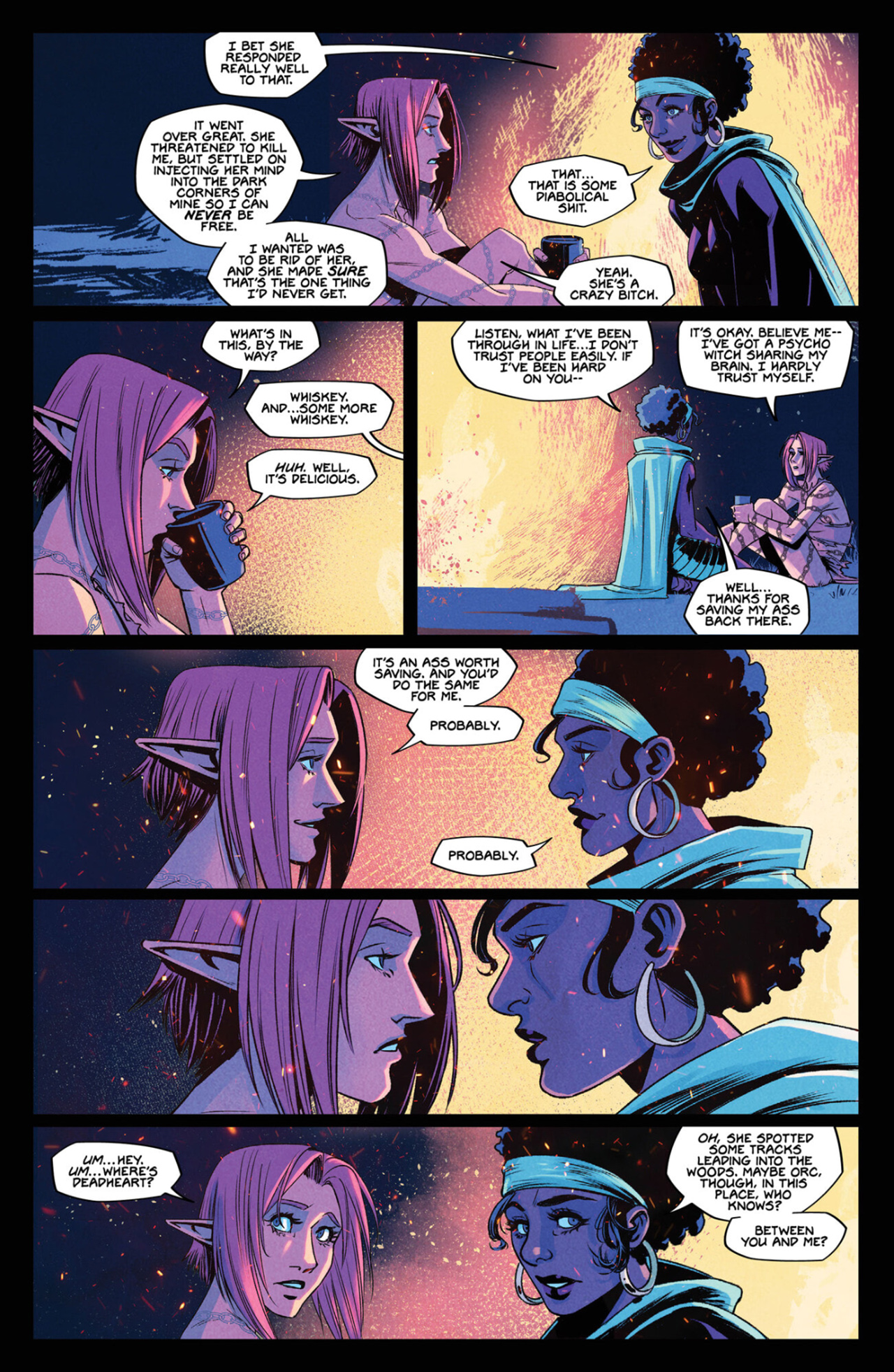 Read online Queen of Swords: A Barbaric Story comic -  Issue #2 - 16