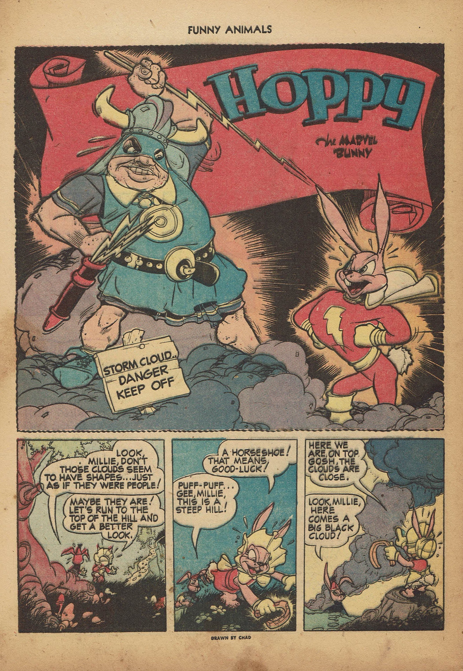 Read online Fawcett's Funny Animals comic -  Issue #22 - 36