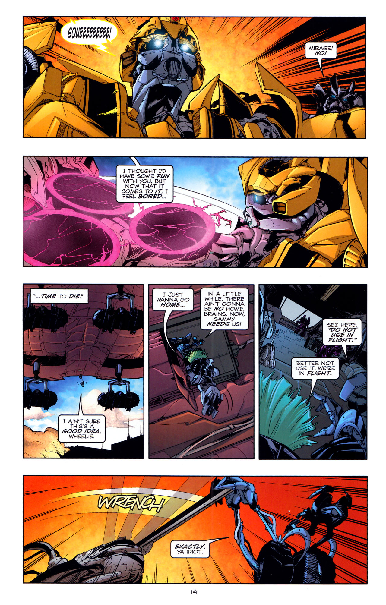 Read online Transformers: Dark of the Moon Movie Adaptation comic -  Issue #4 - 16