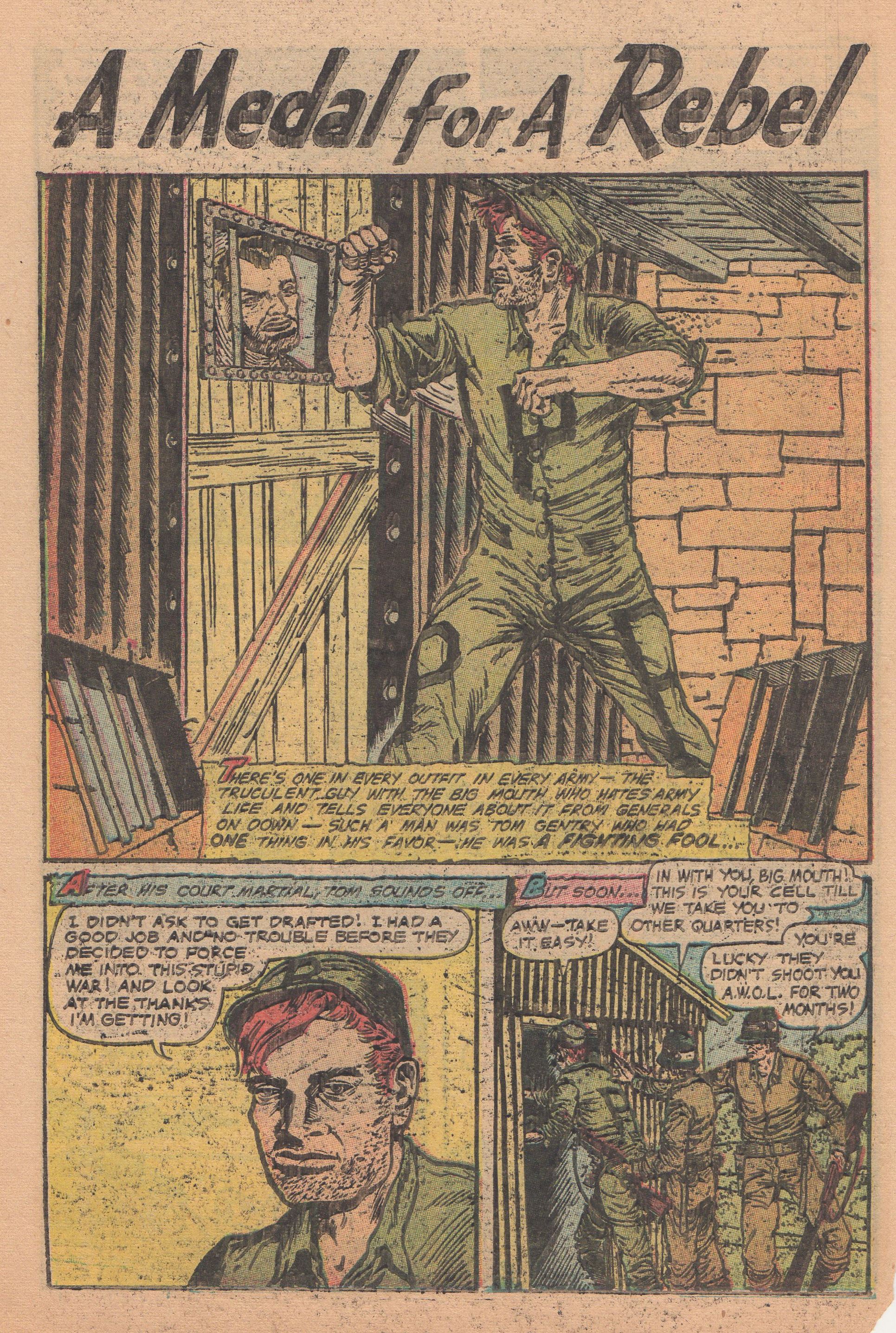 Read online Men in Action (1957) comic -  Issue #6 - 26
