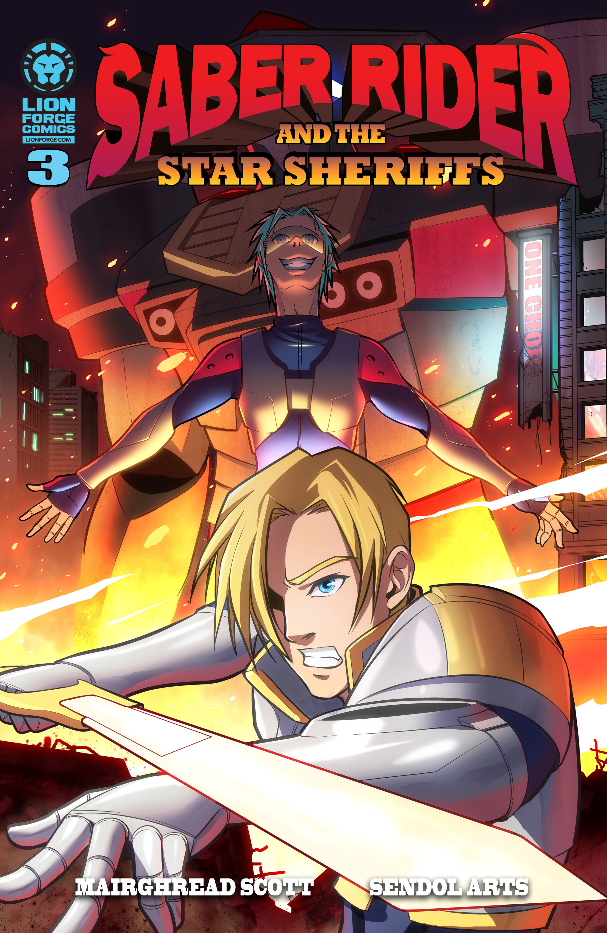 Read online Saber Rider and the Star Sheriffs comic -  Issue #3 - 1
