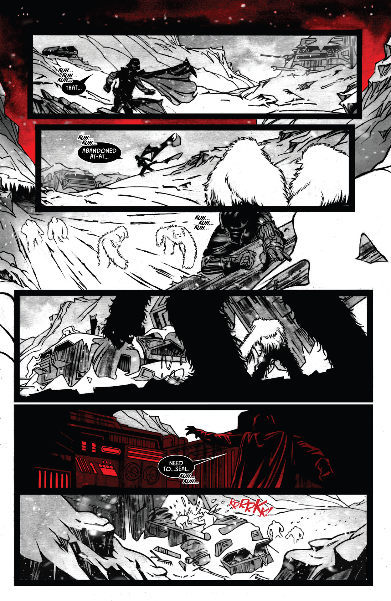 Read online Star Wars: Darth Vader - Black, White & Red comic -  Issue #4 - 28