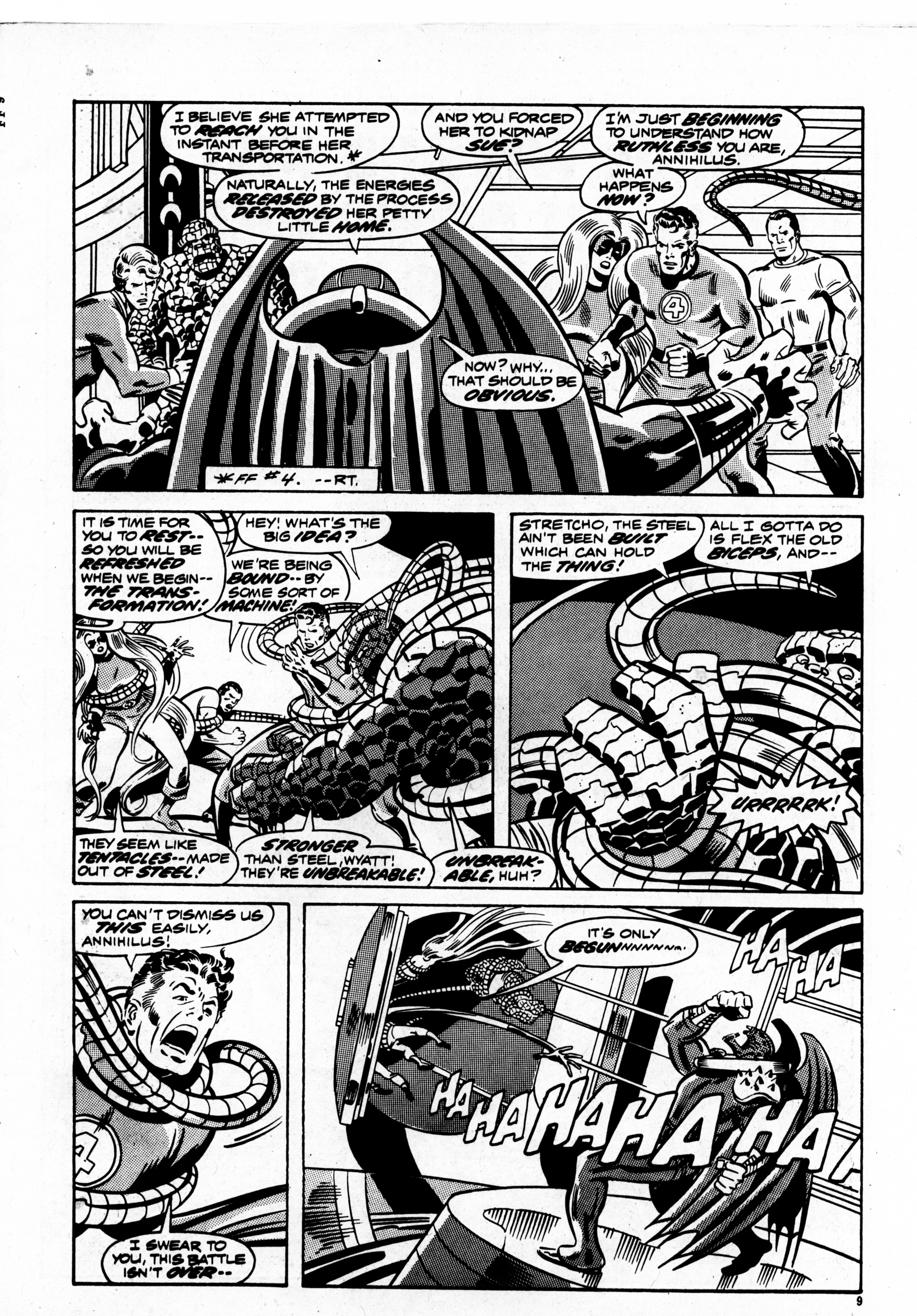 Read online Fantastic Four (1982) comic -  Issue #9 - 9