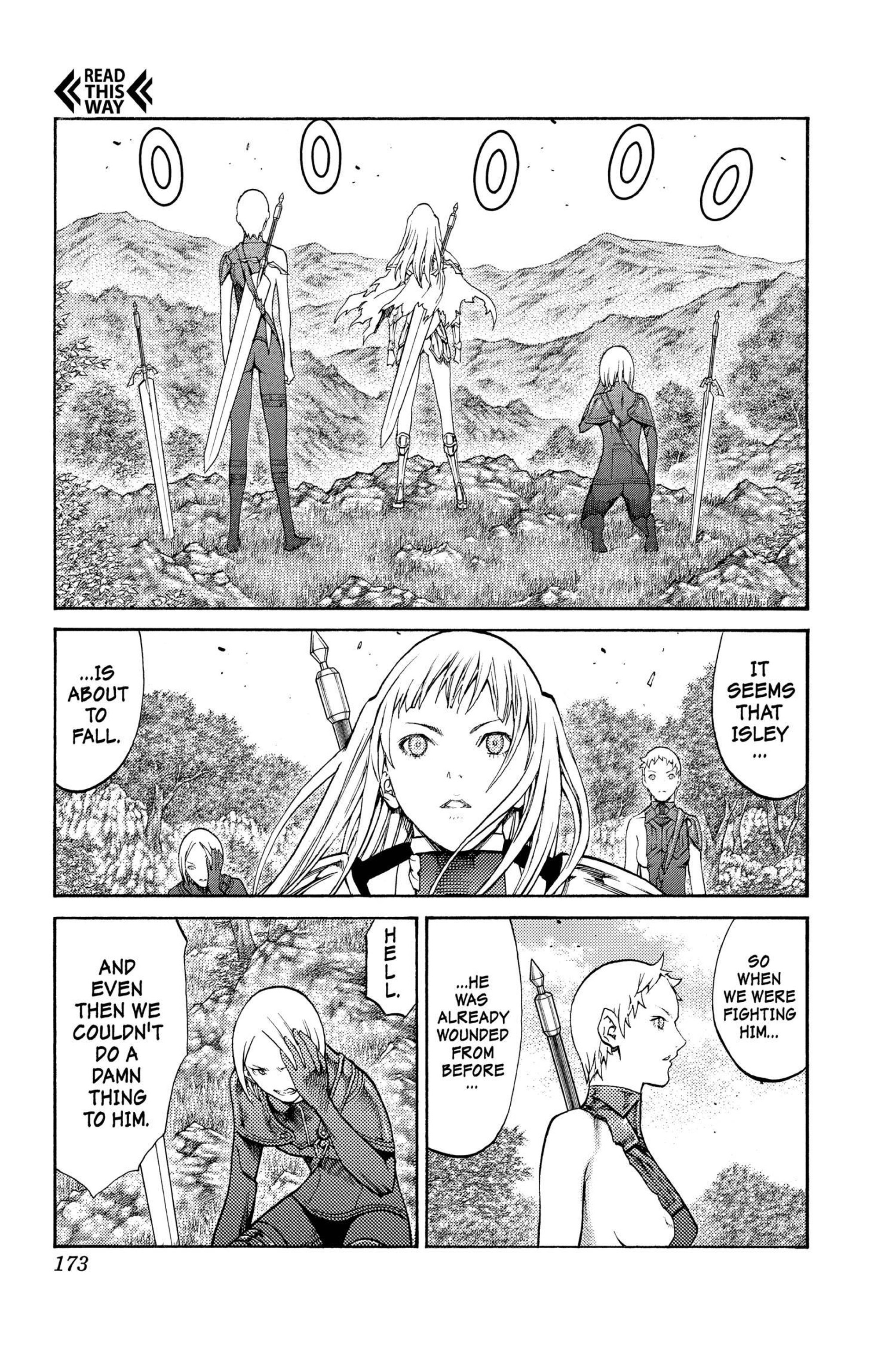 Read online Claymore comic -  Issue #16 - 160